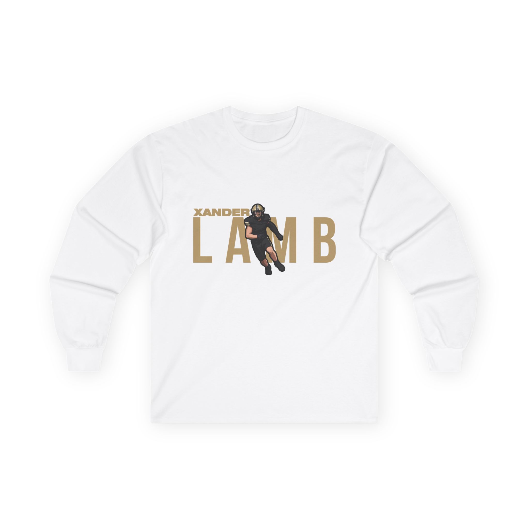 Long Sleeve Tee — character_player_name in White
