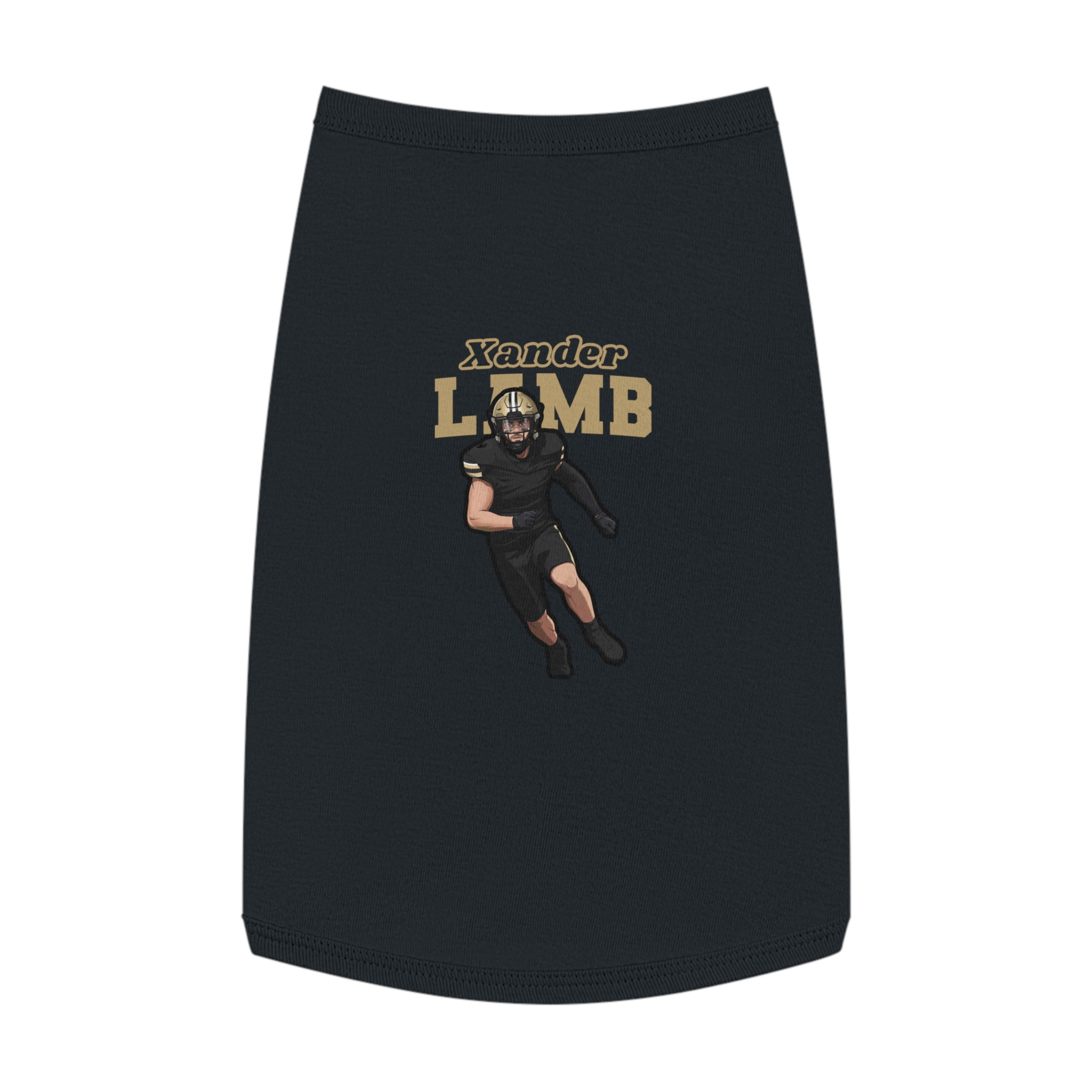 Pet Tank Top — character_name_arch in White