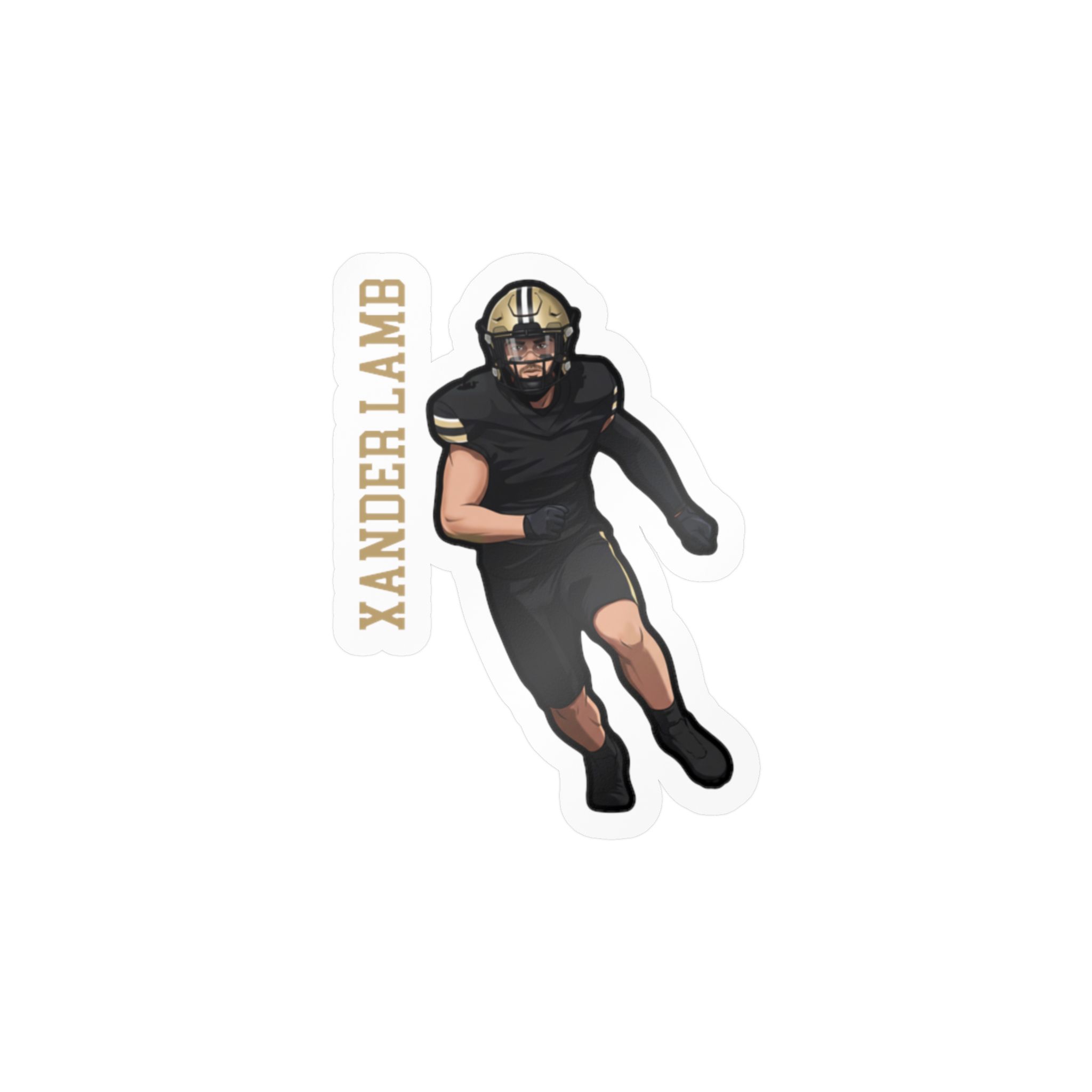 Vinyl Sticker — character_name_vertical in Classic