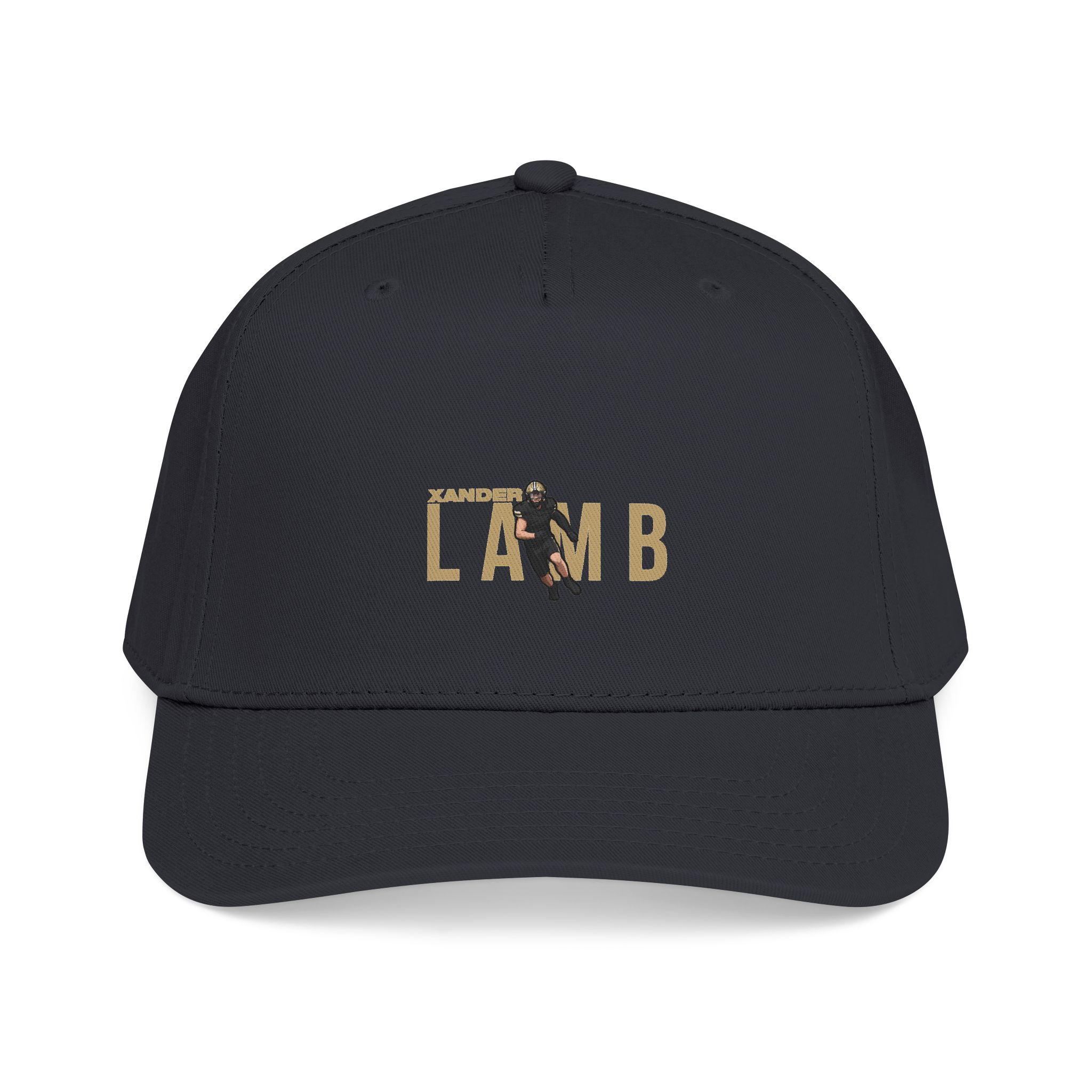 Baseball Cap — character_player_name in Black