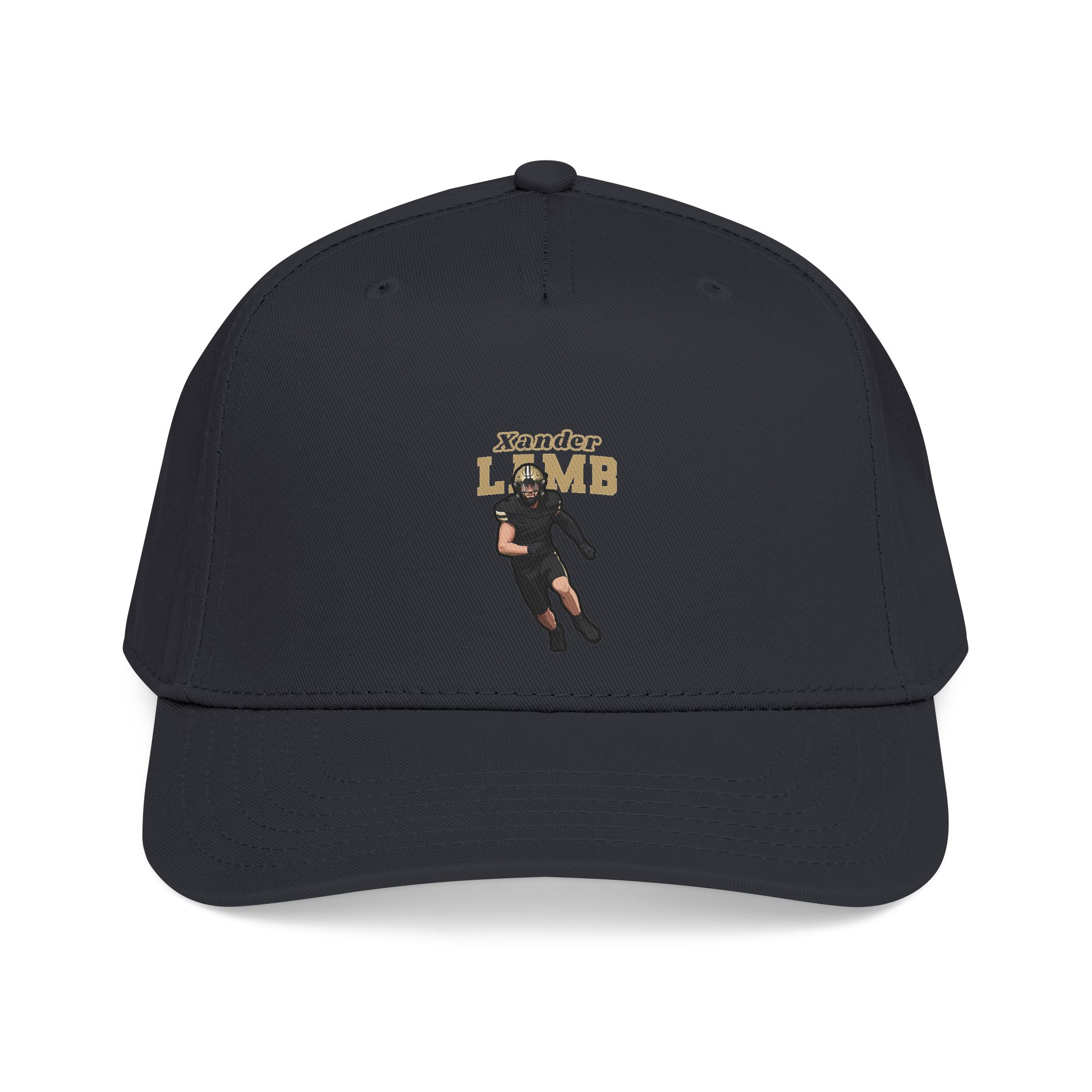 Baseball Cap — character_name_arch in Black