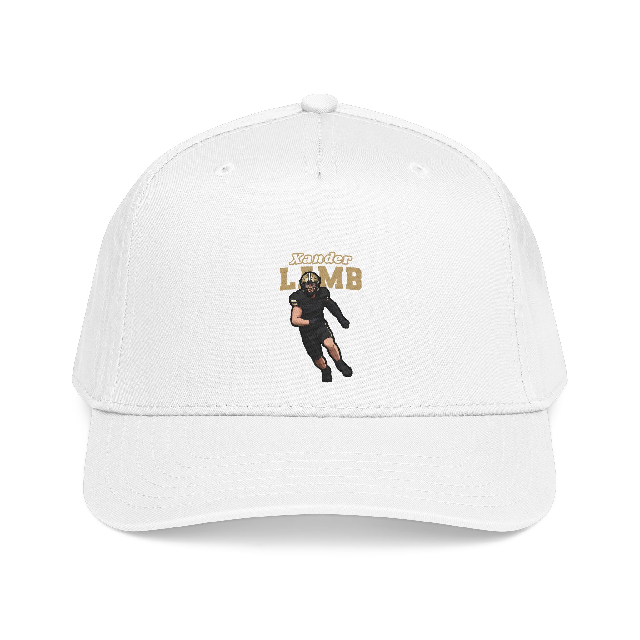 Baseball Cap — character_name_arch in White