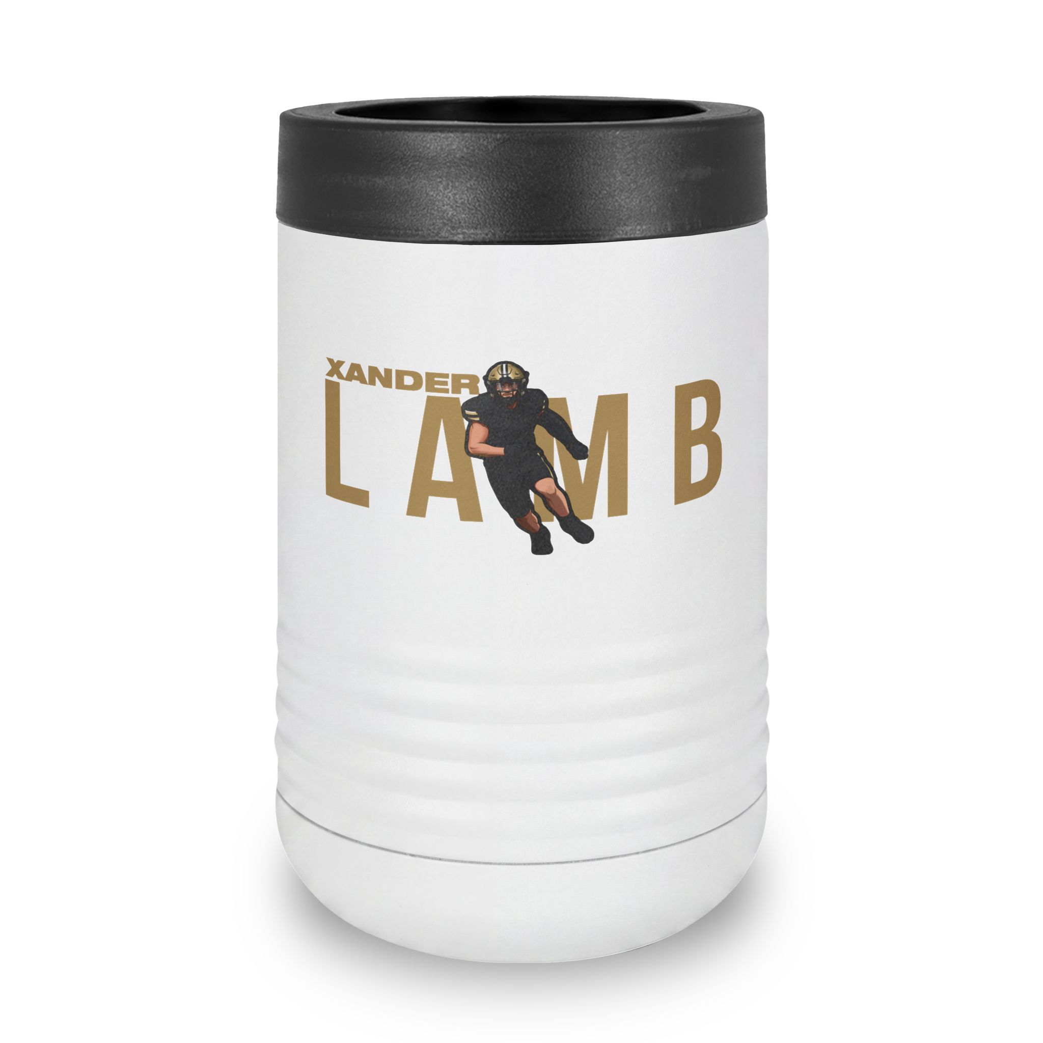 Stainless Can Cooler — character_player_name in White