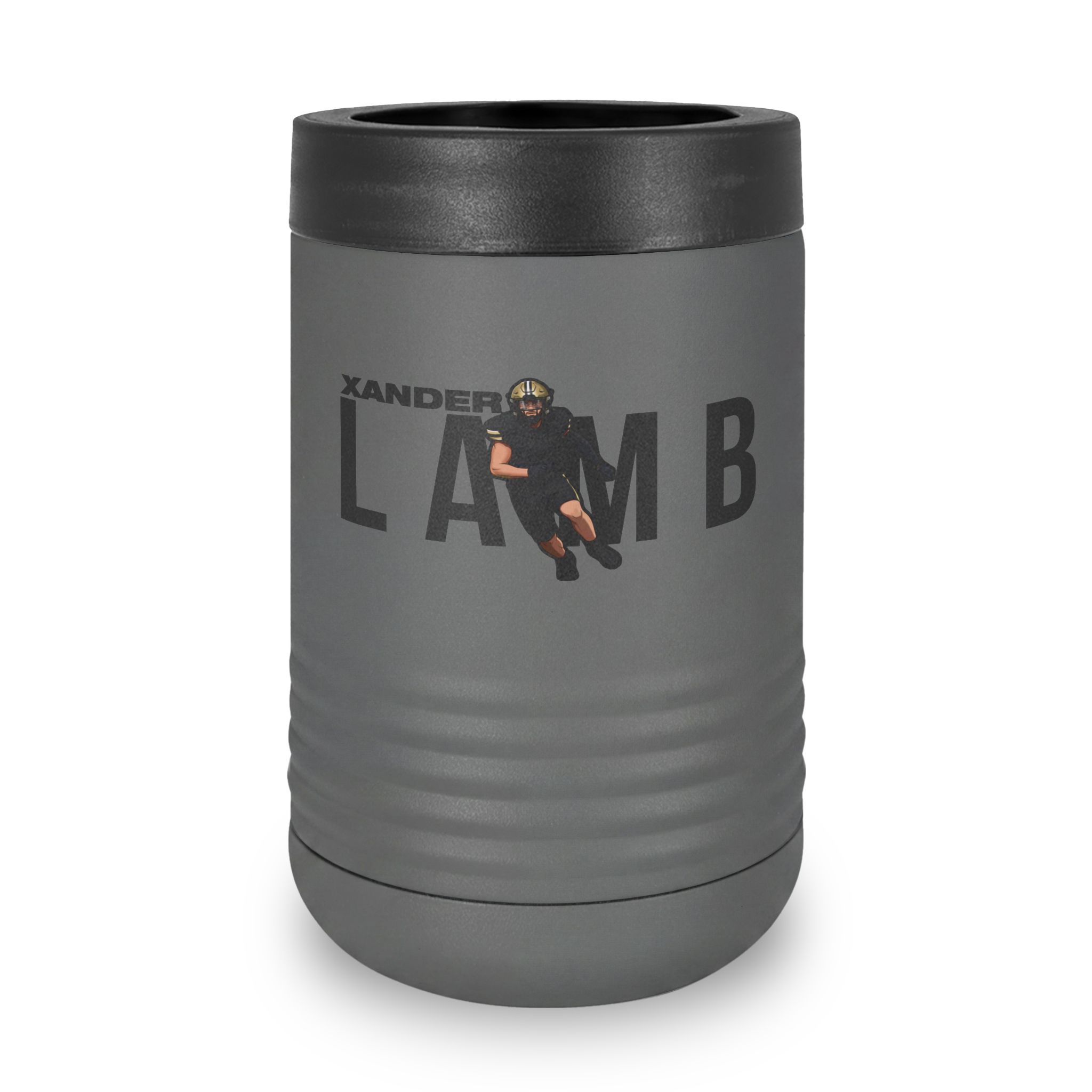 Stainless Can Cooler — character_player_name in Grey