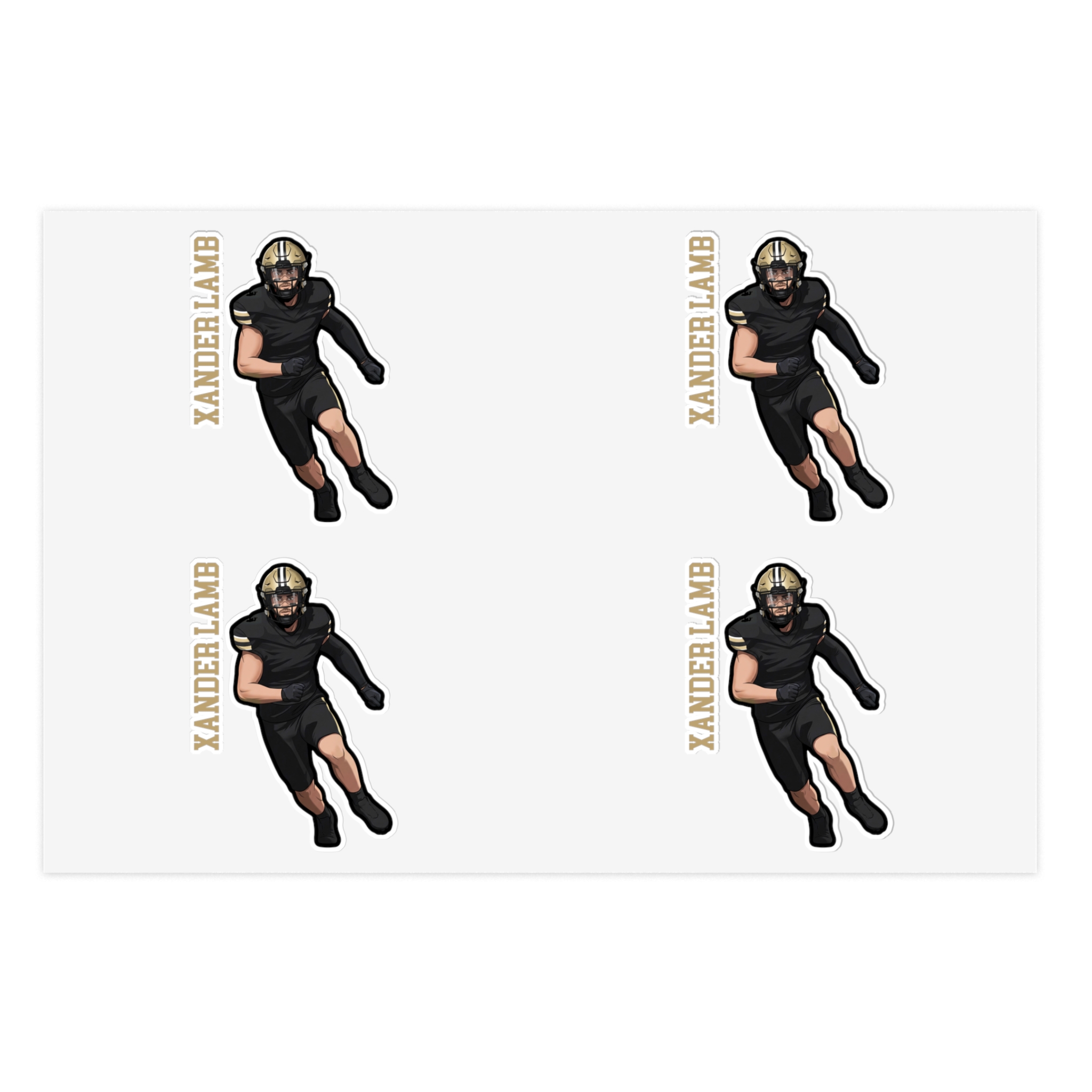 Sticker Sheet — character_name_vertical in Classic