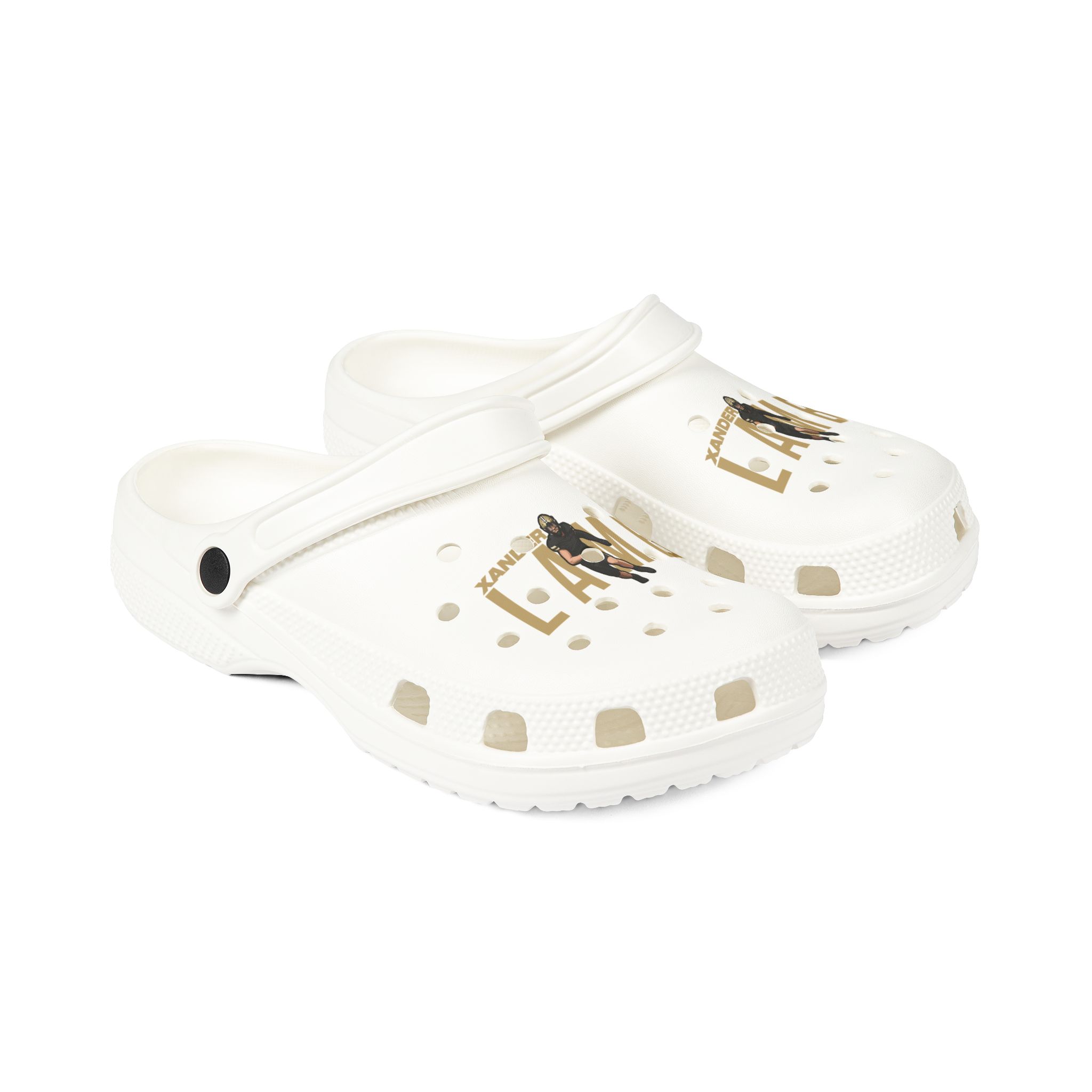 Rubber Clogs — character_player_name in White