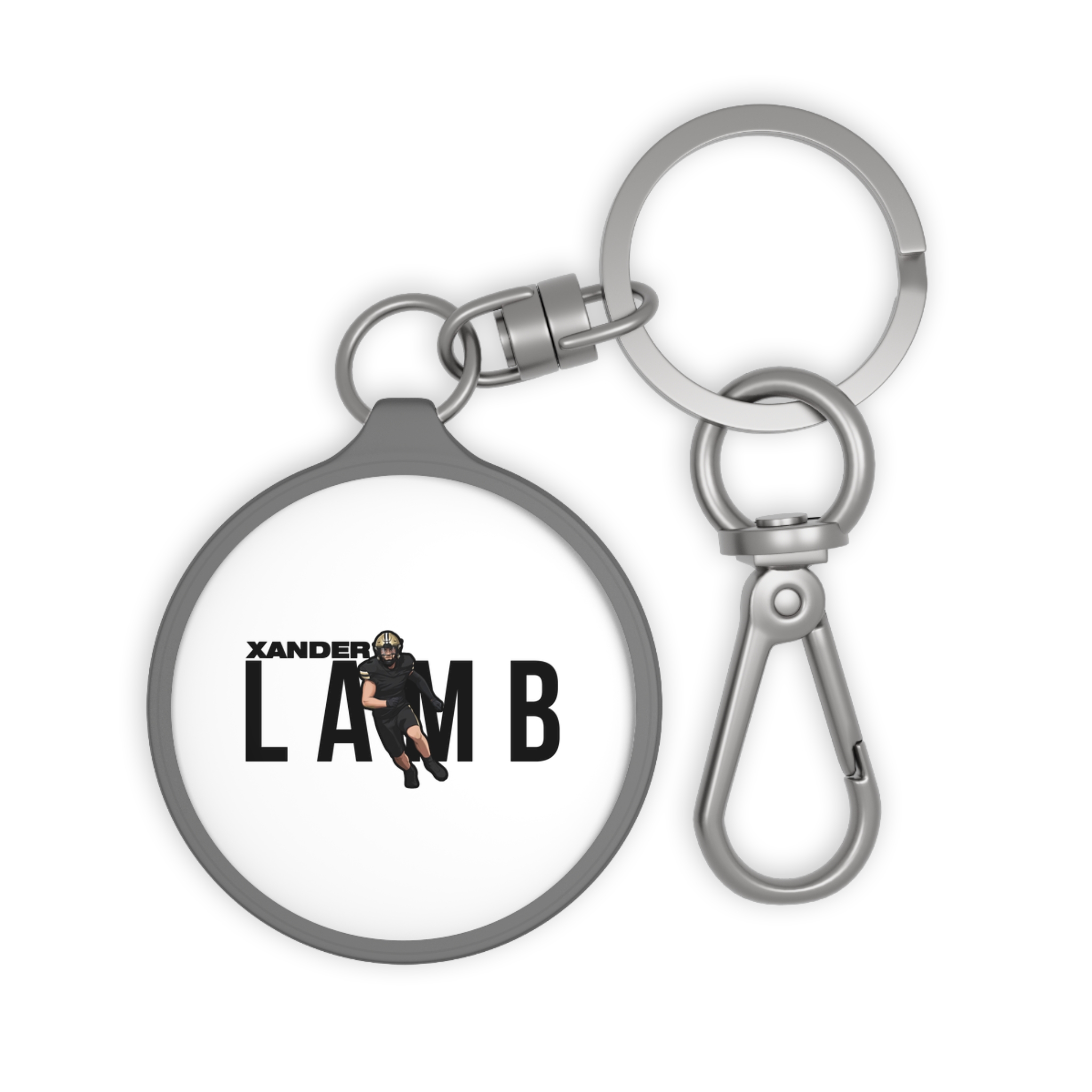 Keychain — character_player_name in Grey