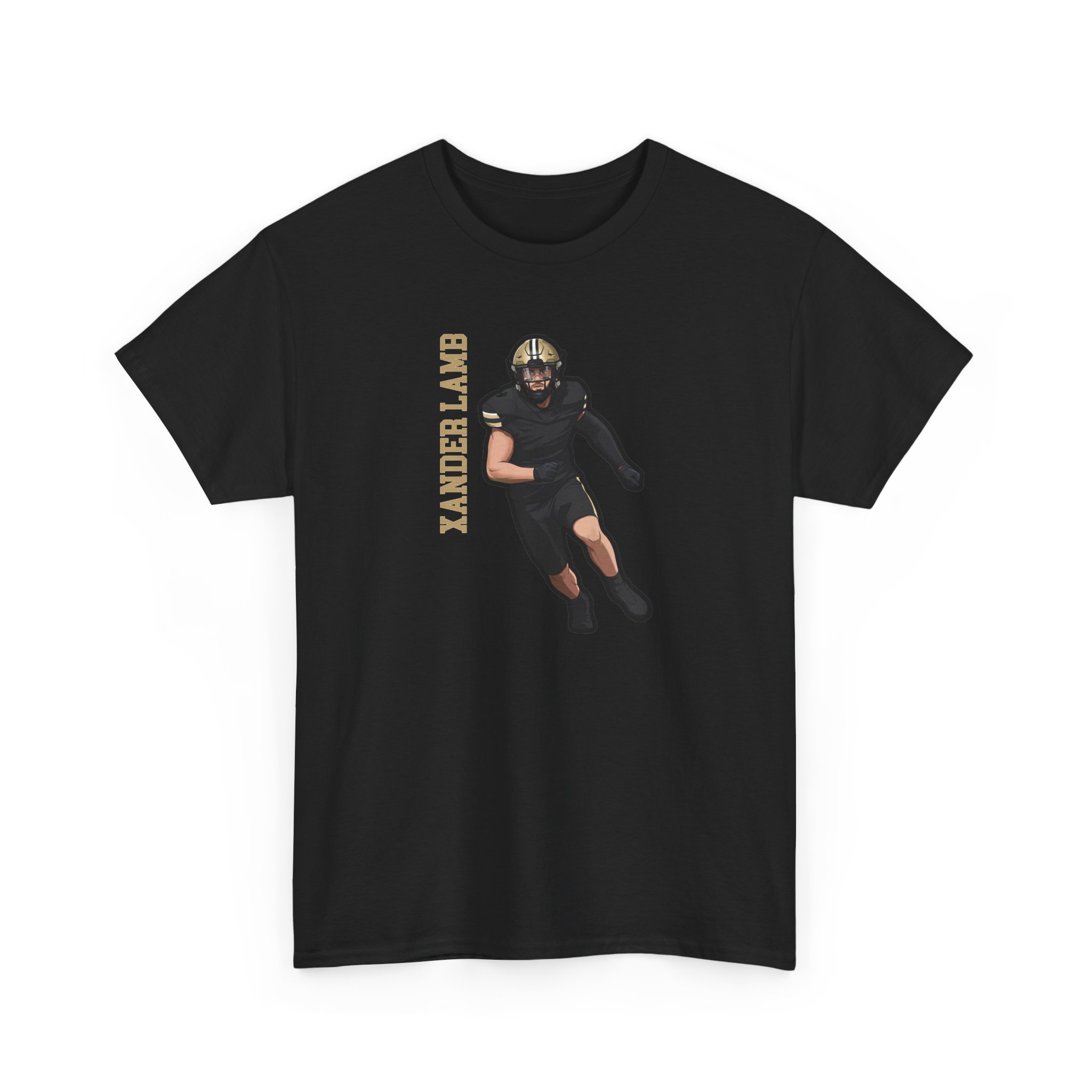 Tee — character_name_vertical in Black