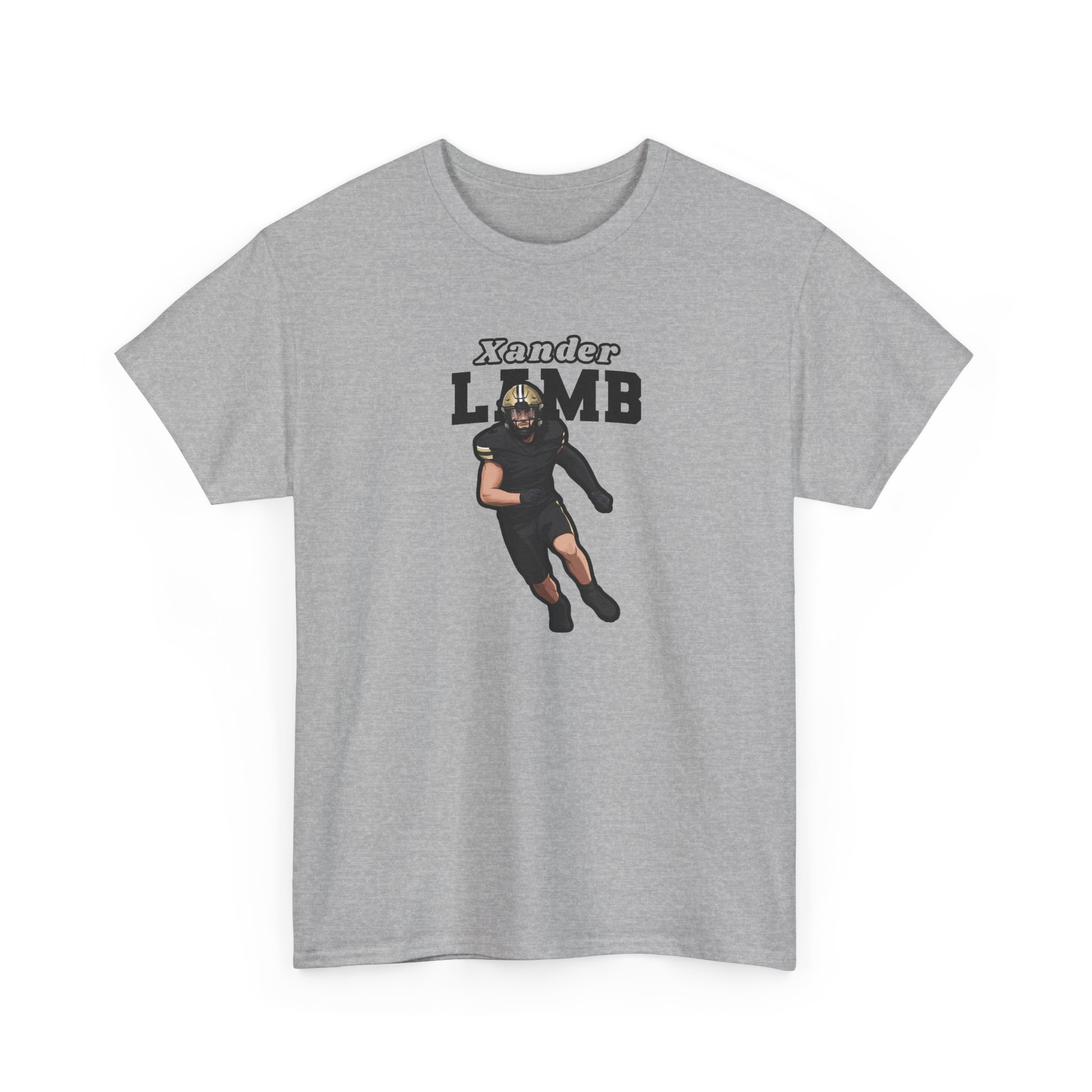 Tee — character_name_arch in Grey
