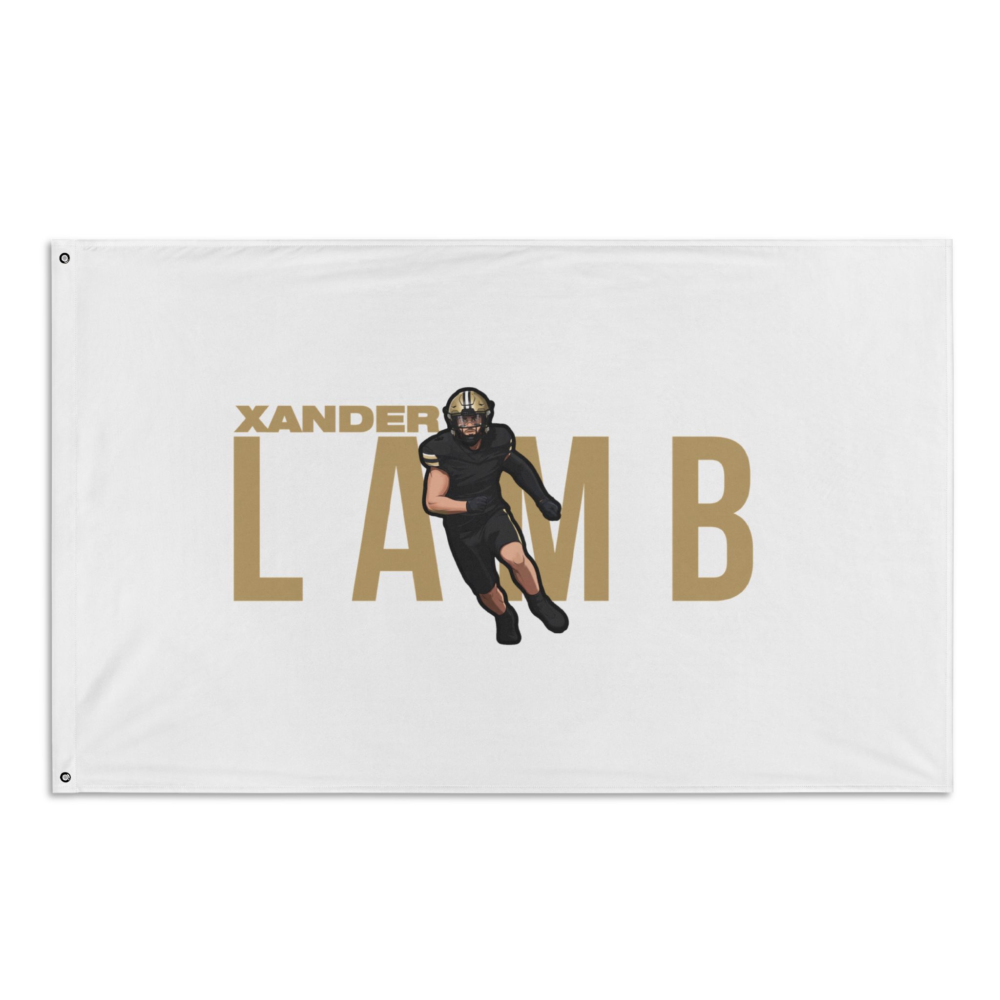 Flag (35 × 56 in) — character_player_name in Classic