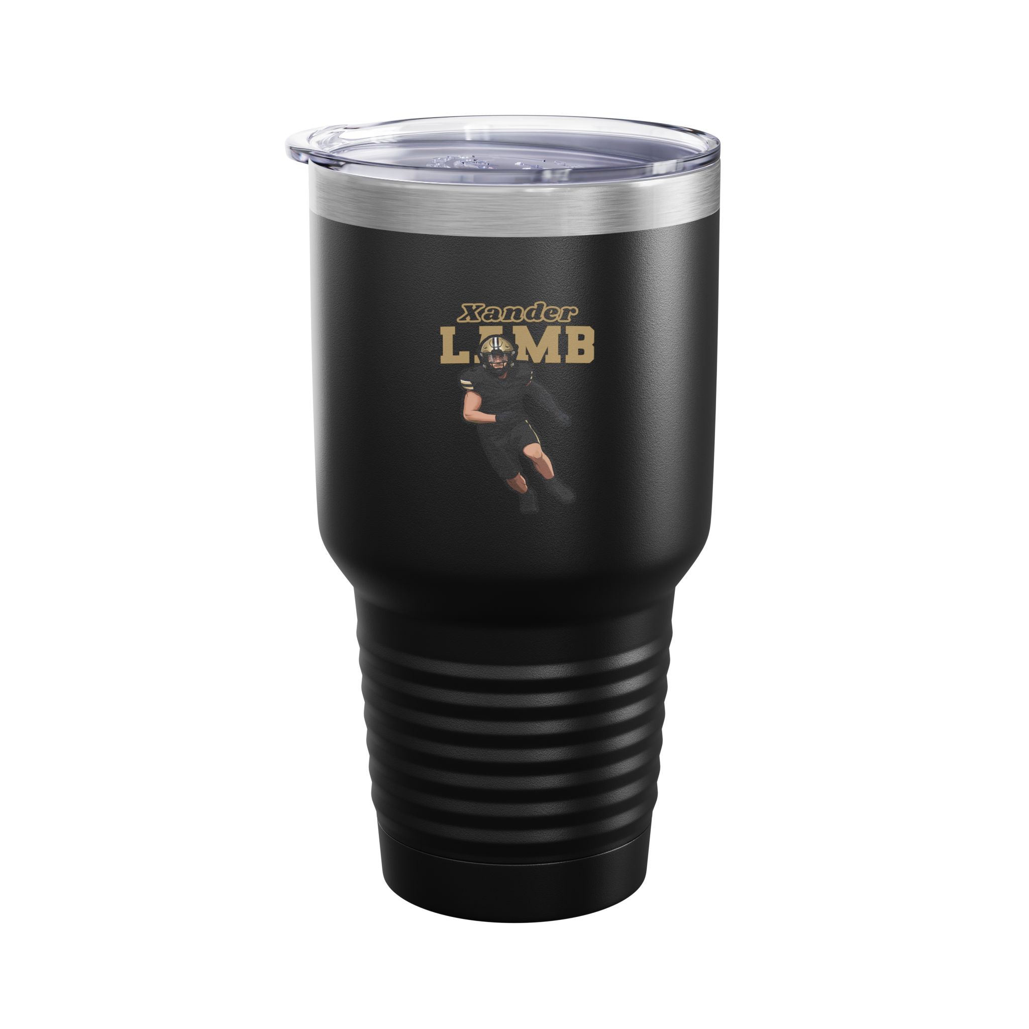 30oz Tumbler — character_name_arch in Black