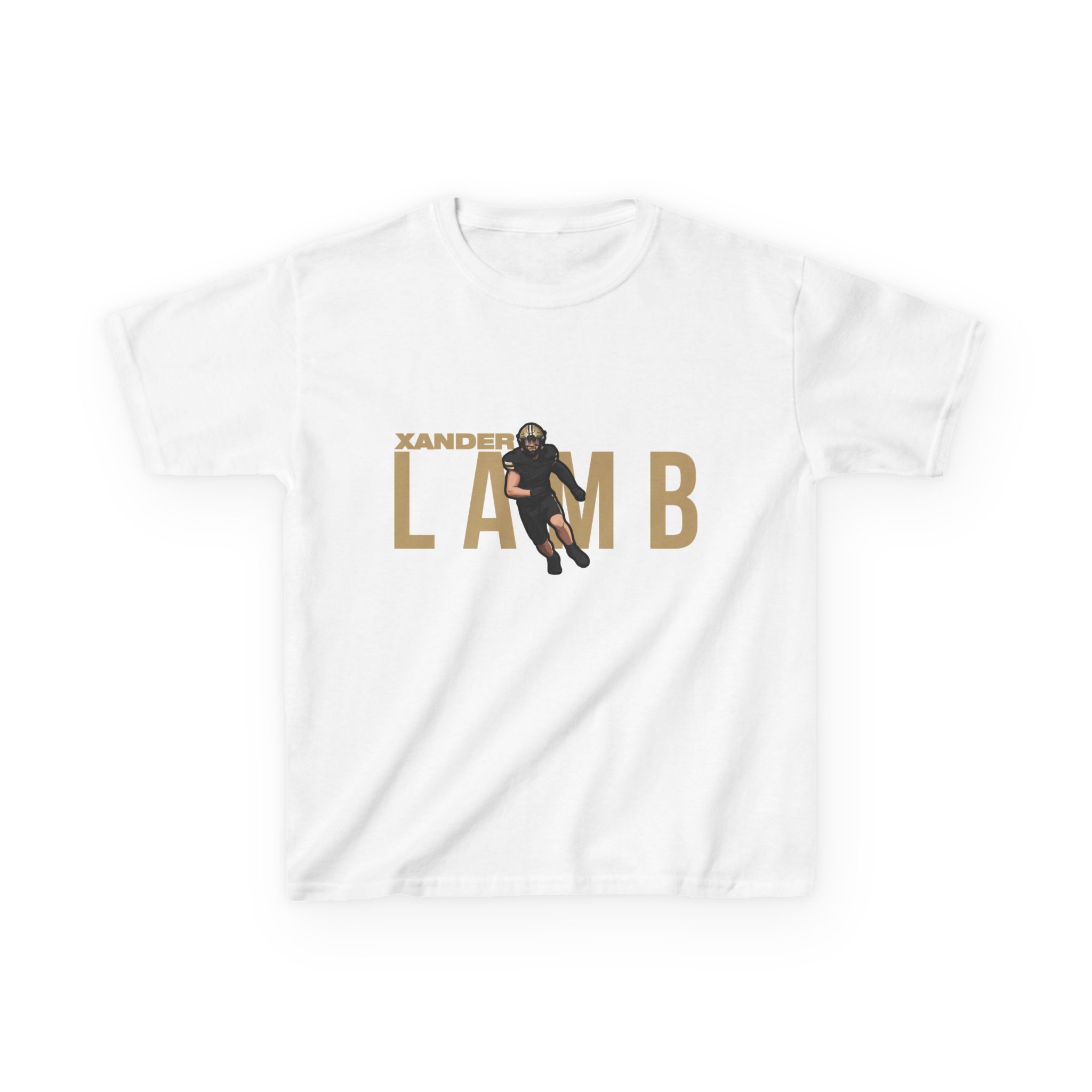 Youth Tee — character_player_name in White