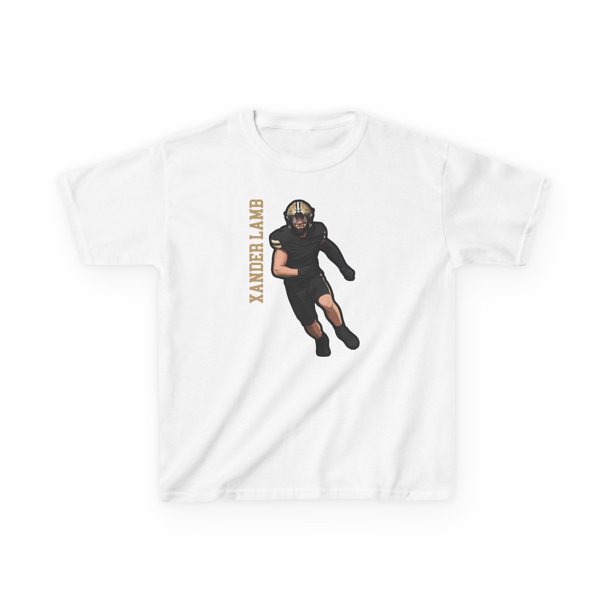 Youth Tee — character_name_vertical in White