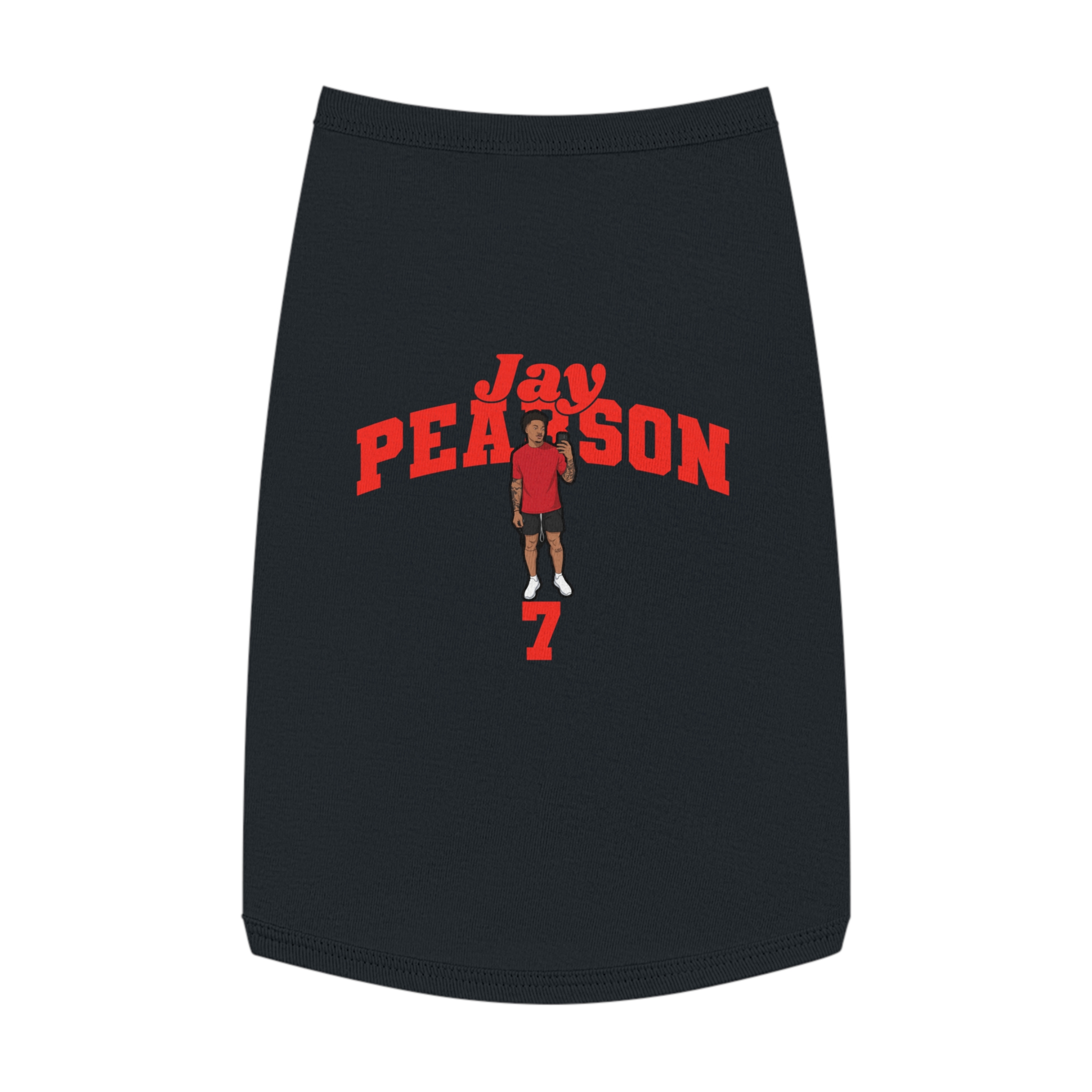 Pet Tank Top — character_signature_arch in White