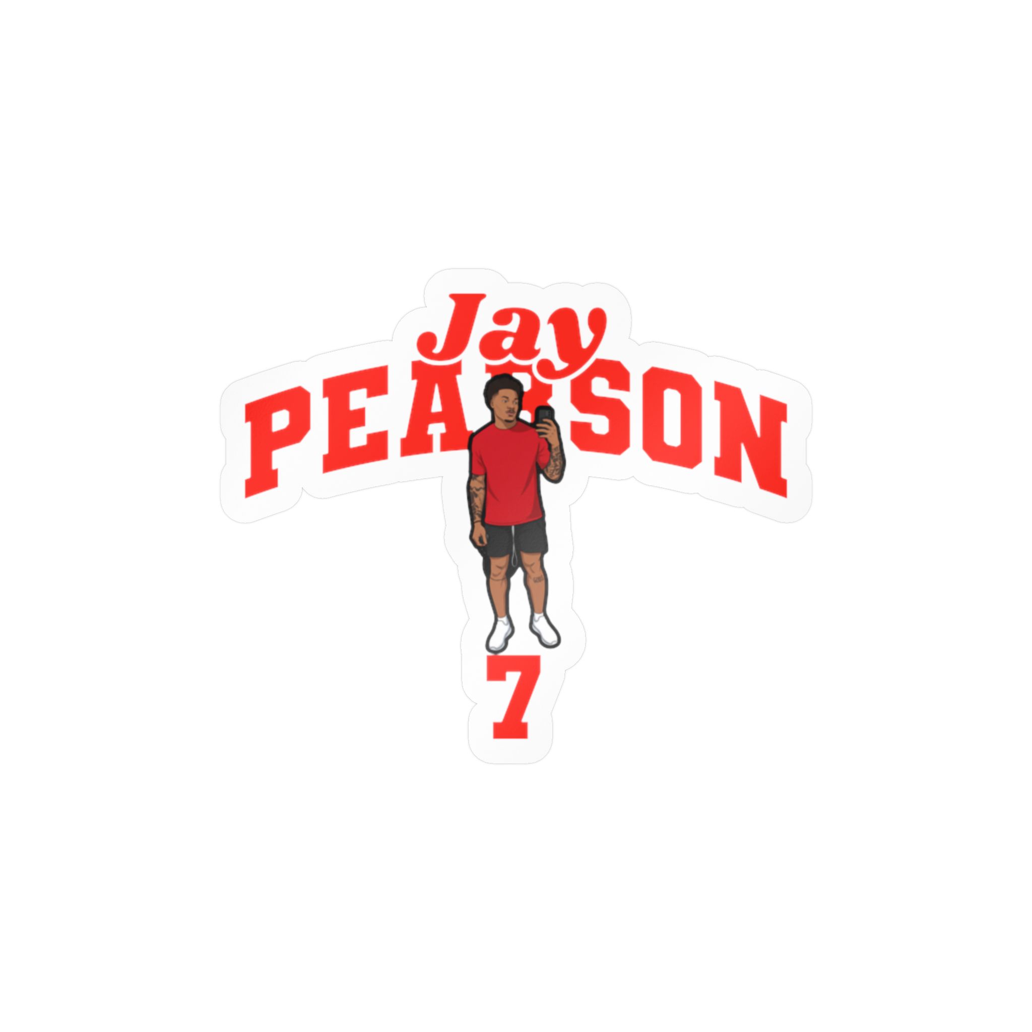 Vinyl Sticker — character_signature_arch in Classic
