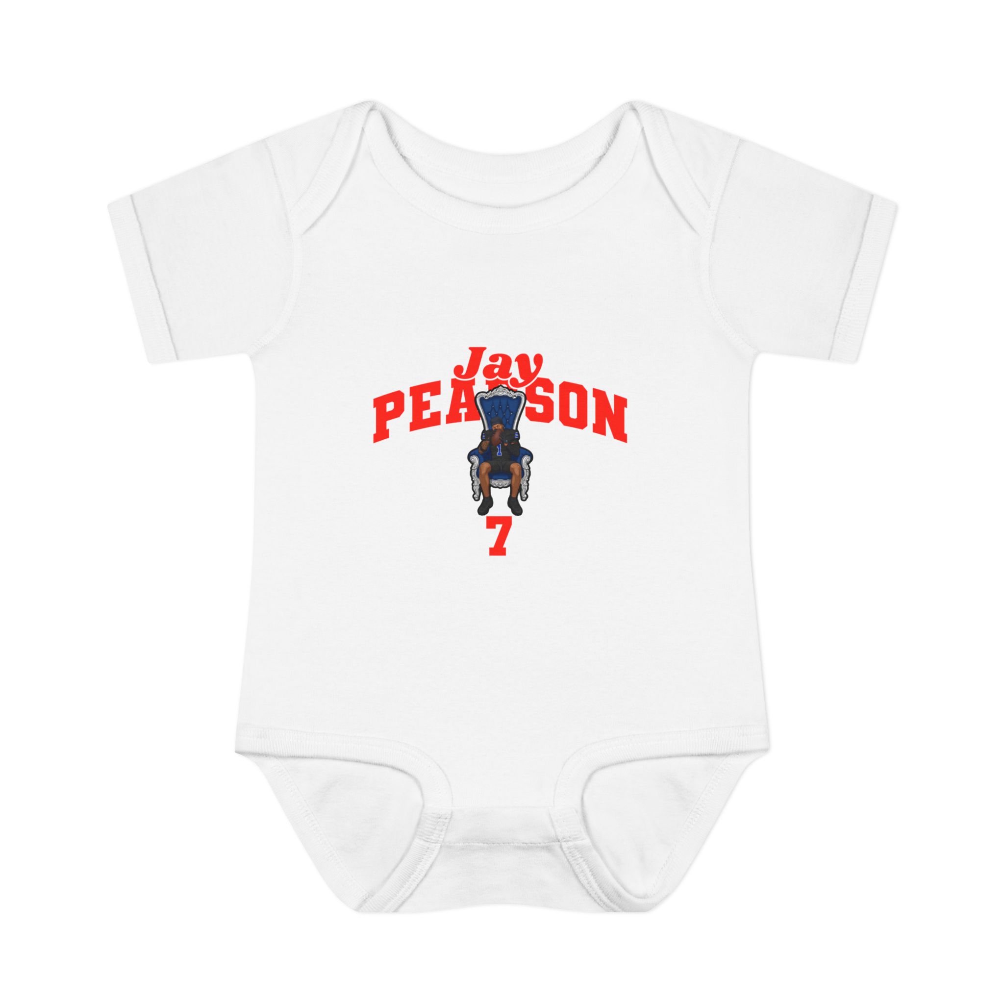 Baby Onesie — character_signature_arch in White