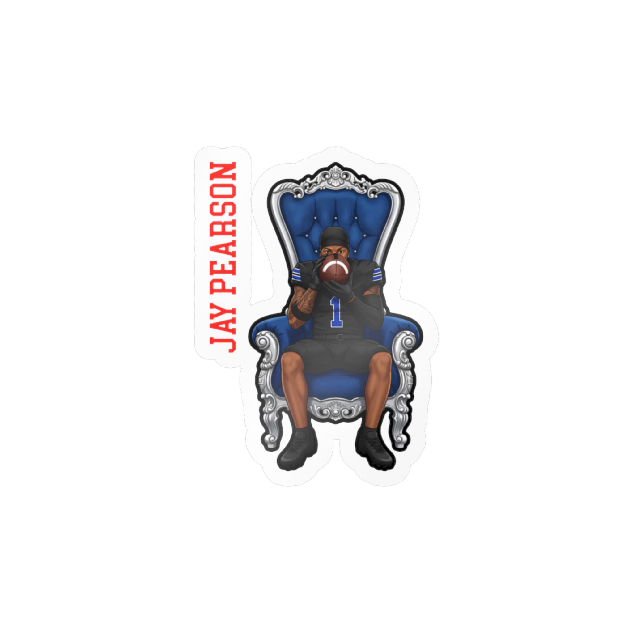 Vinyl Sticker — character_name_vertical in Classic
