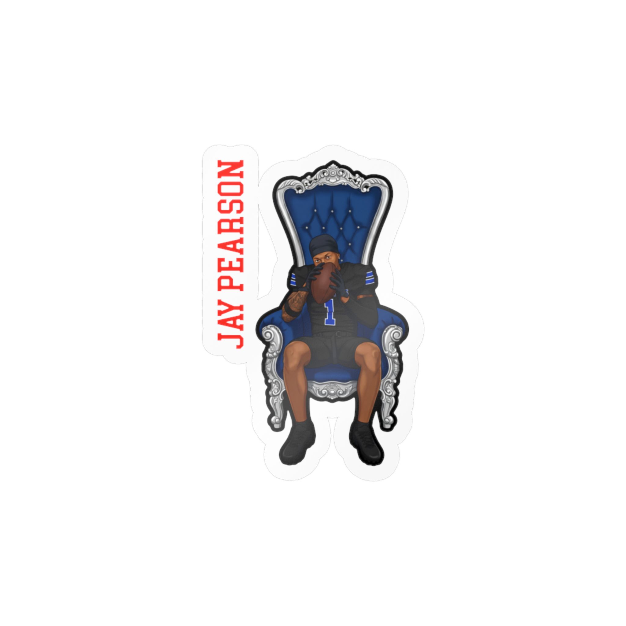 Vinyl Sticker — character_name_vertical in Classic