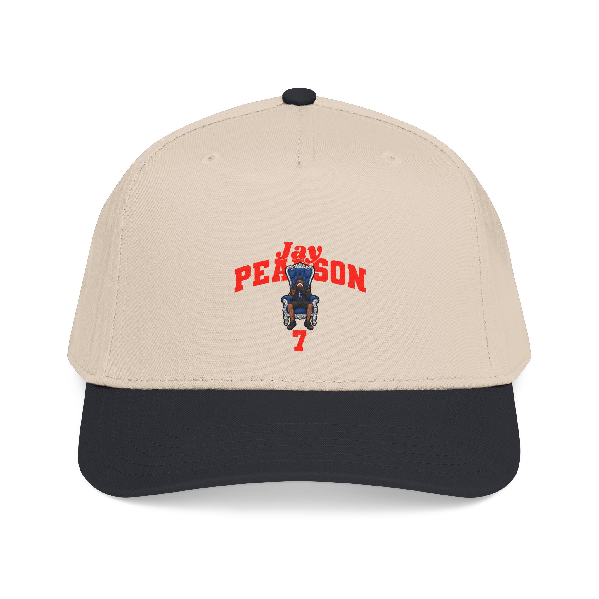 Baseball Cap — character_signature_arch in Black / Natural