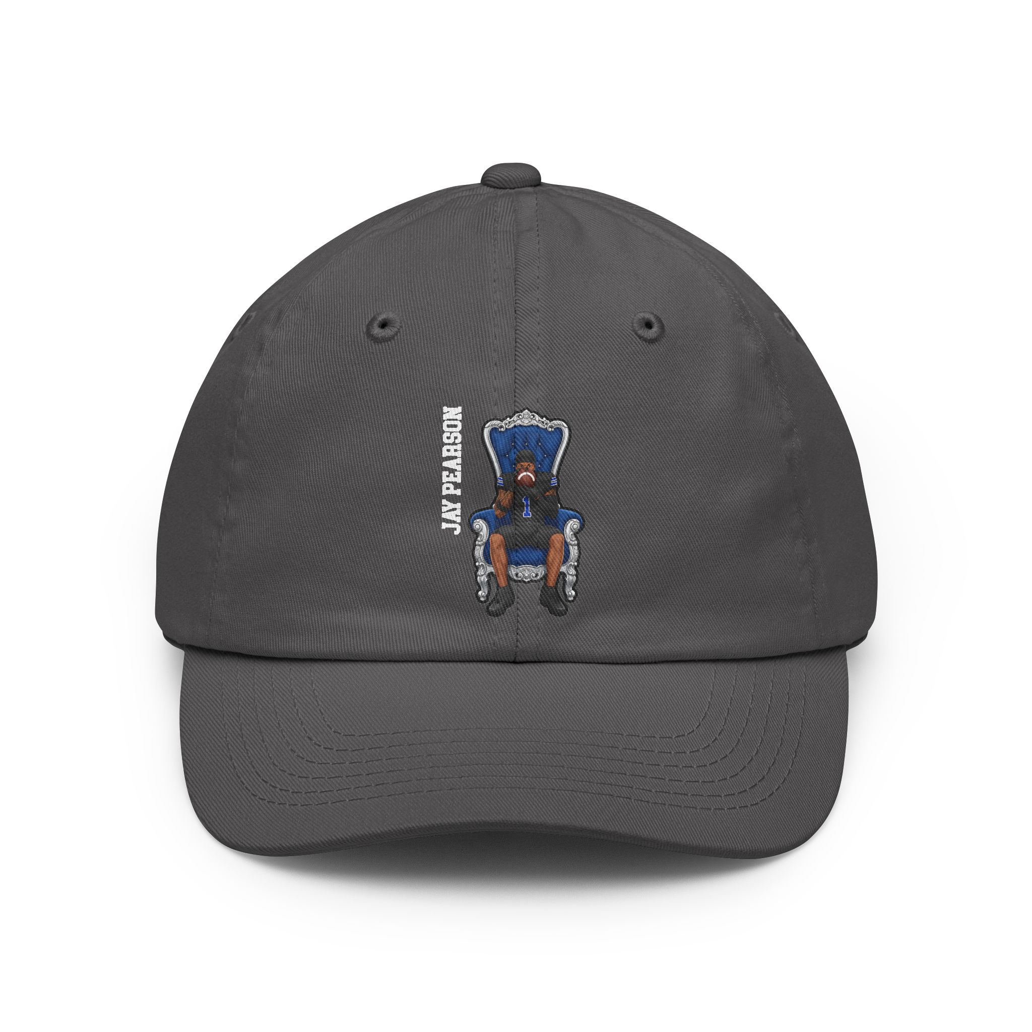 Classic Cap — character_name_vertical in Grey