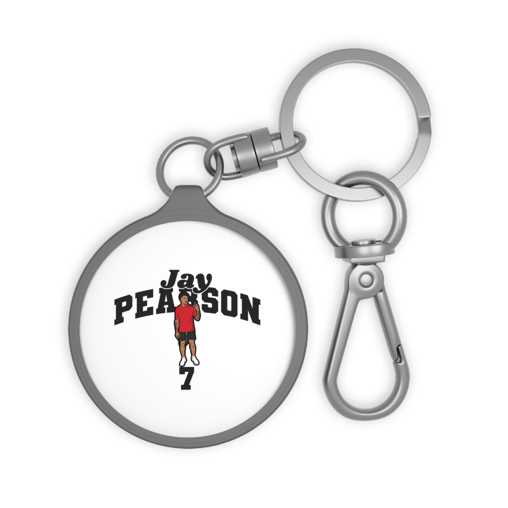 Keychain — character_signature_arch in Grey