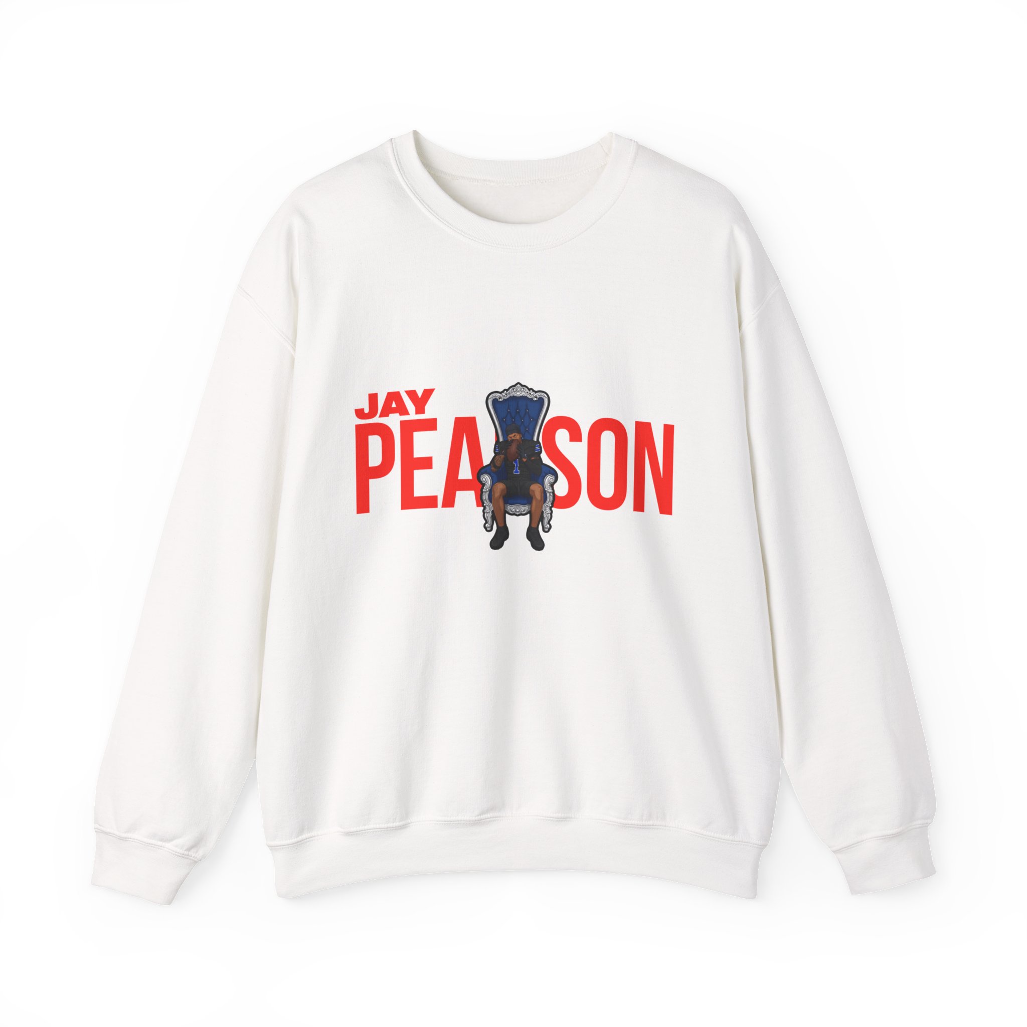 Crewneck Sweatshirt — character_player_name in White