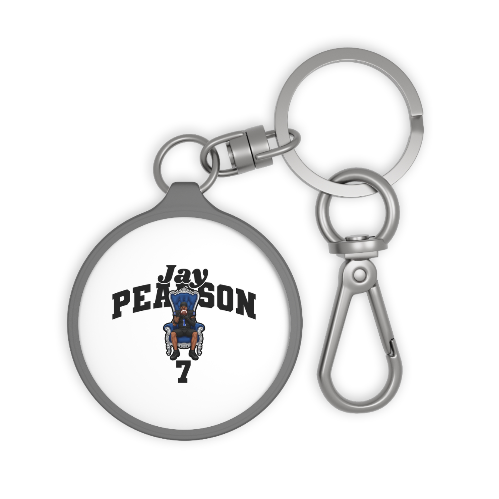 Keychain — character_signature_arch in Grey