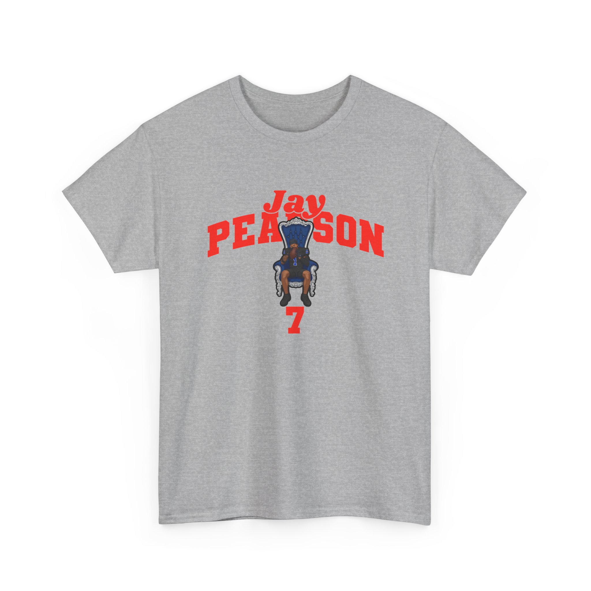Tee — character_signature_arch in Grey