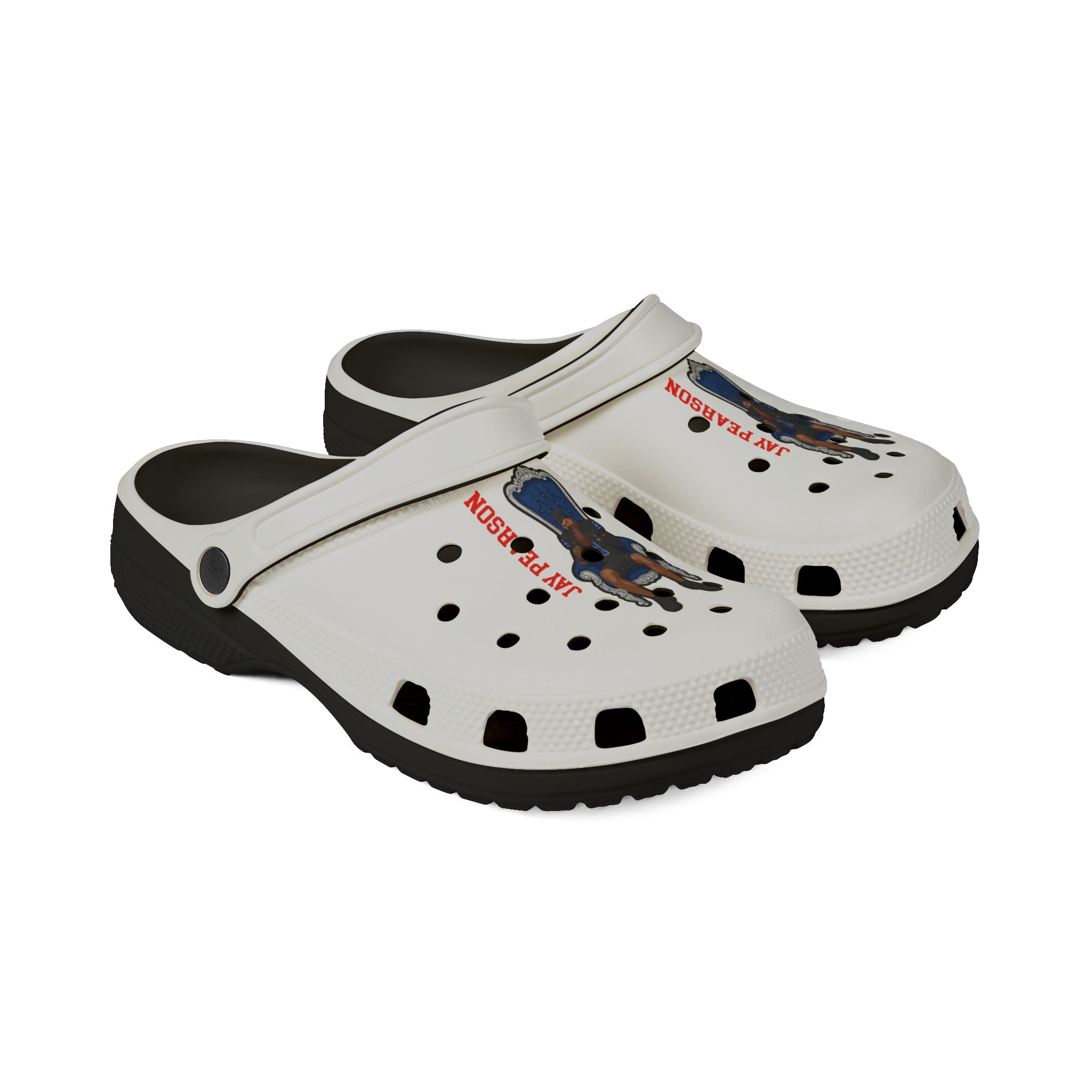 Rubber Clogs — character_name_vertical in Black