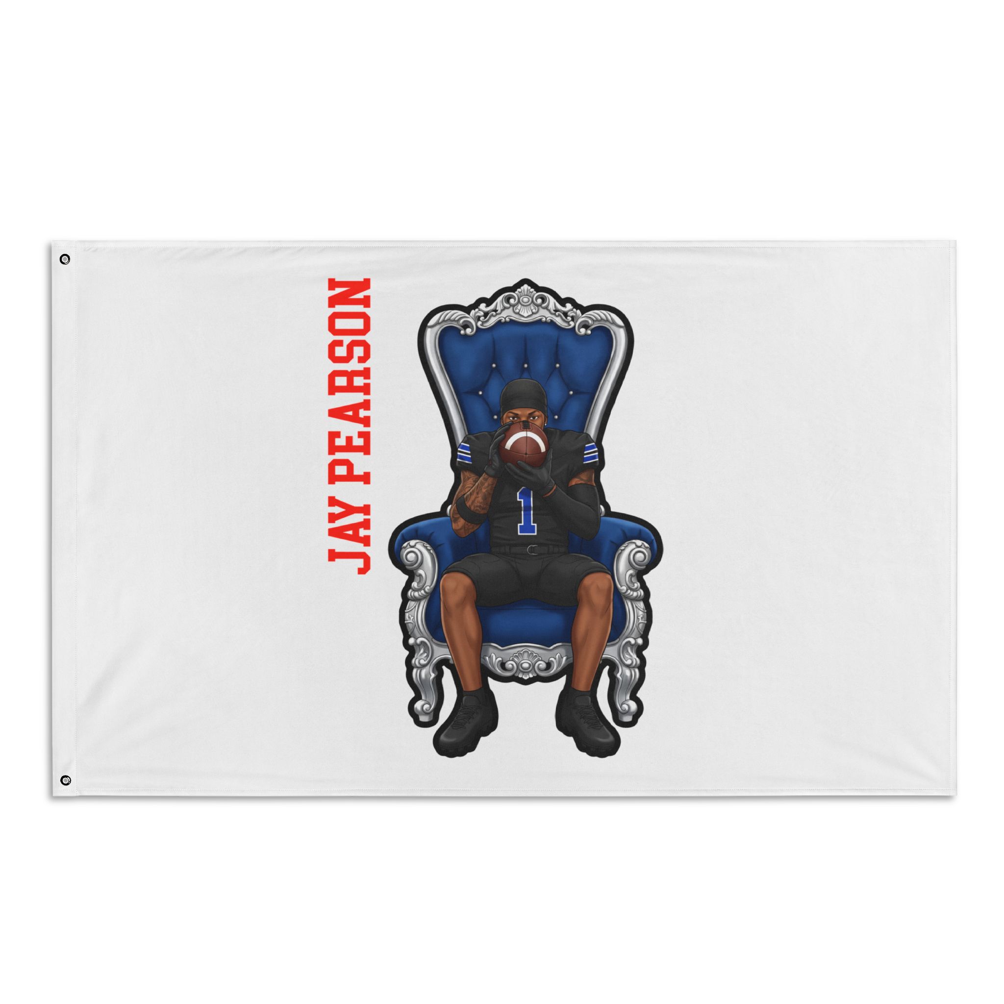 Flag (35 × 56 in) — character_name_vertical in Classic