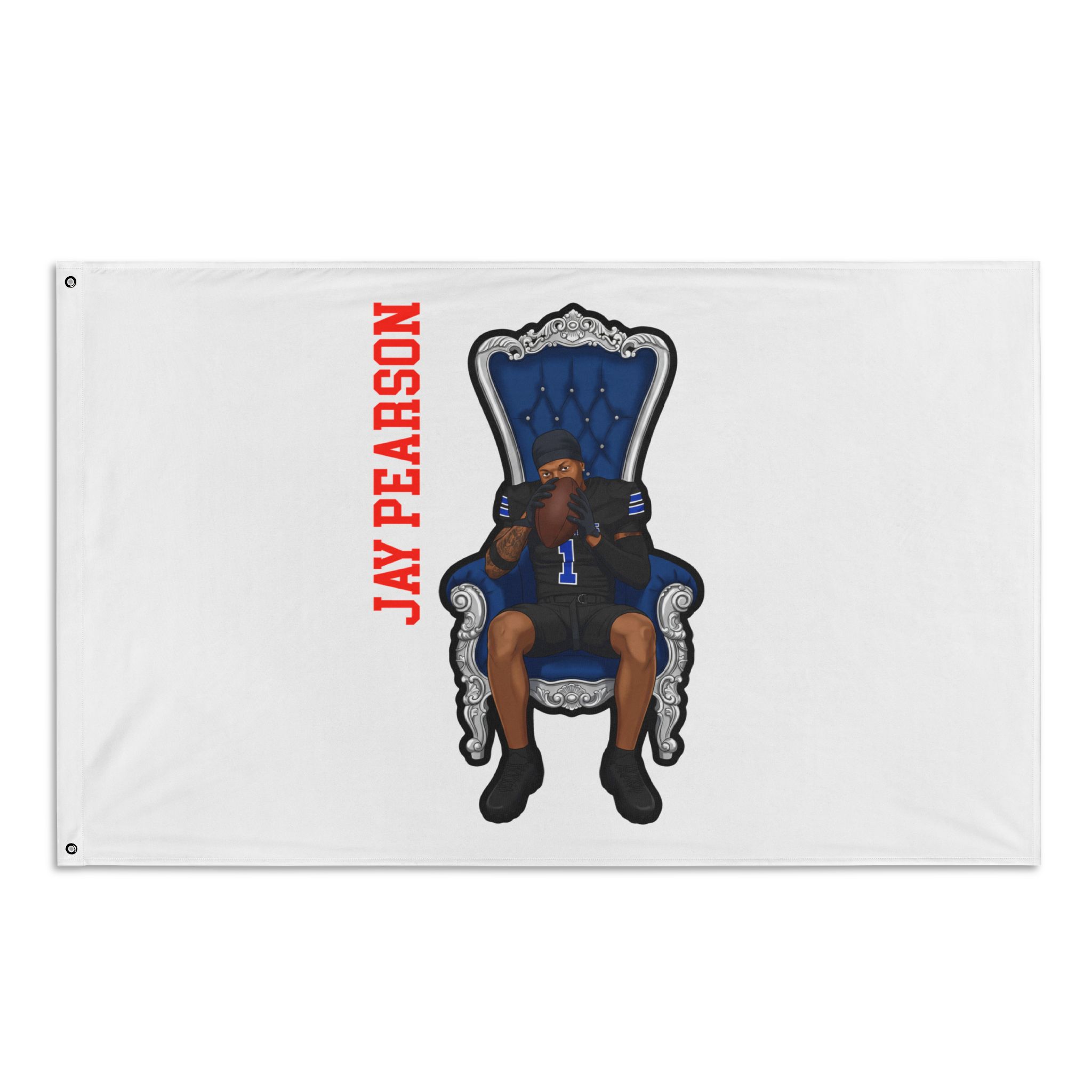 Flag (35 × 56 in) — character_name_vertical in Classic