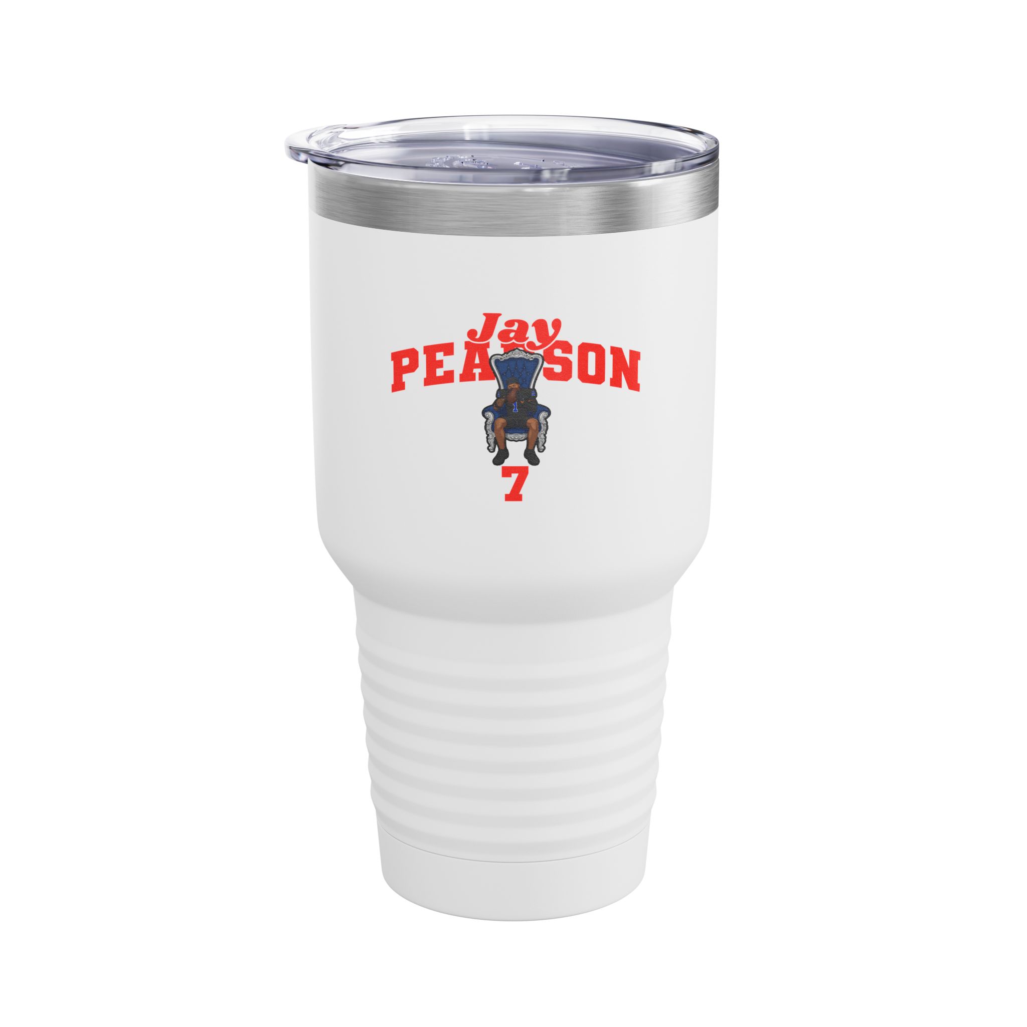 30oz Tumbler — character_signature_arch in White