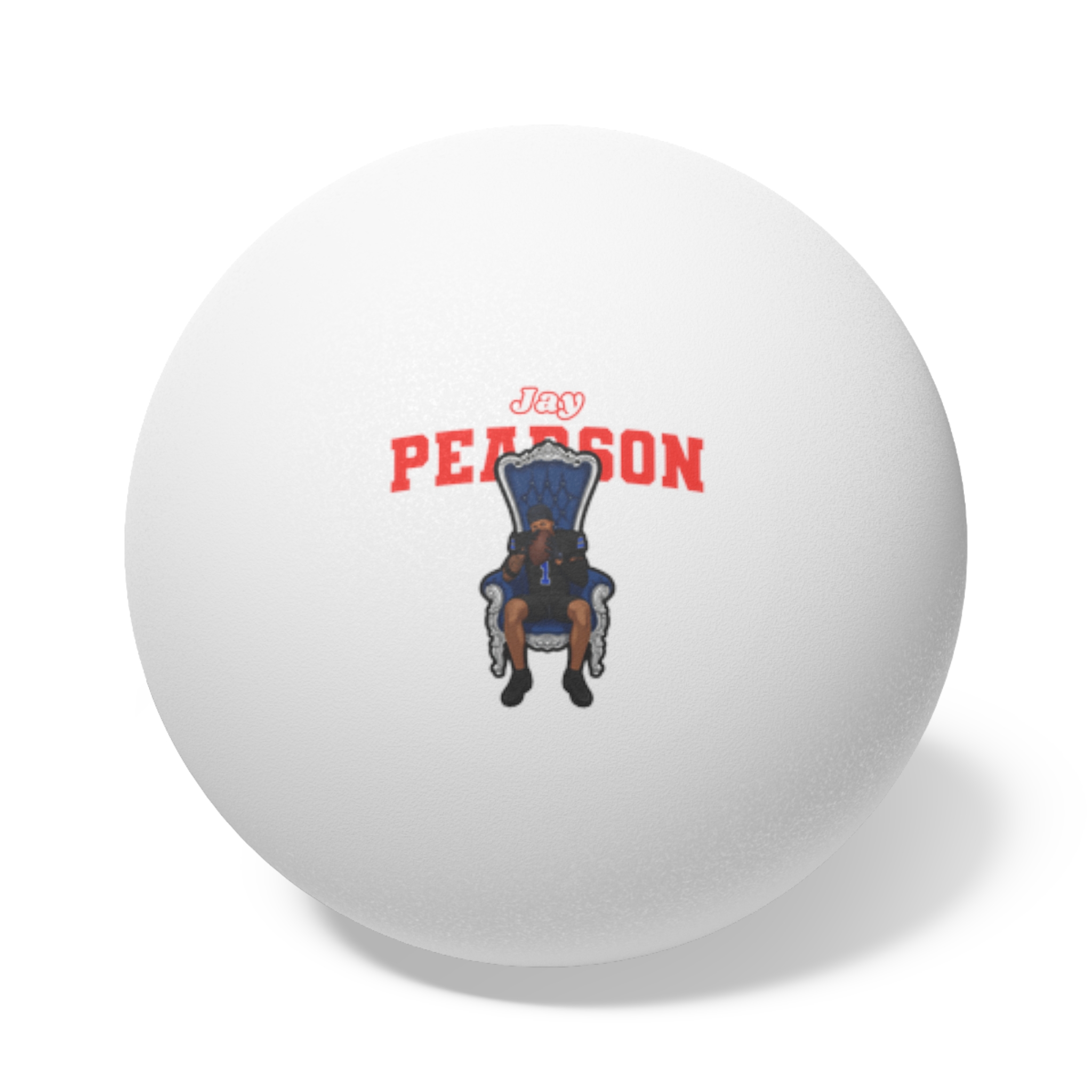 Ping Pong Balls, 6 pcs — character_name_arch in White