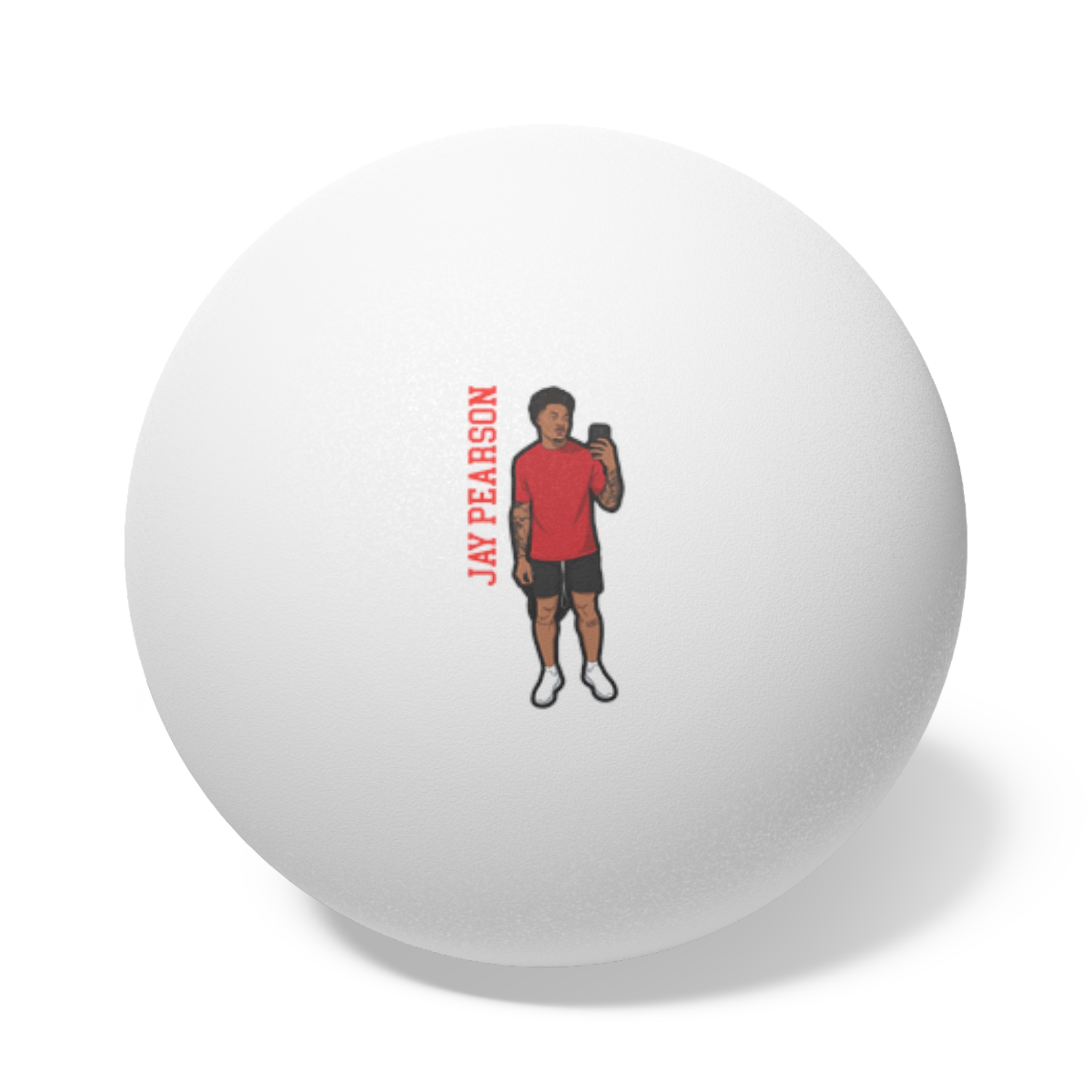 Ping Pong Balls, 6 pcs — character_name_vertical in White