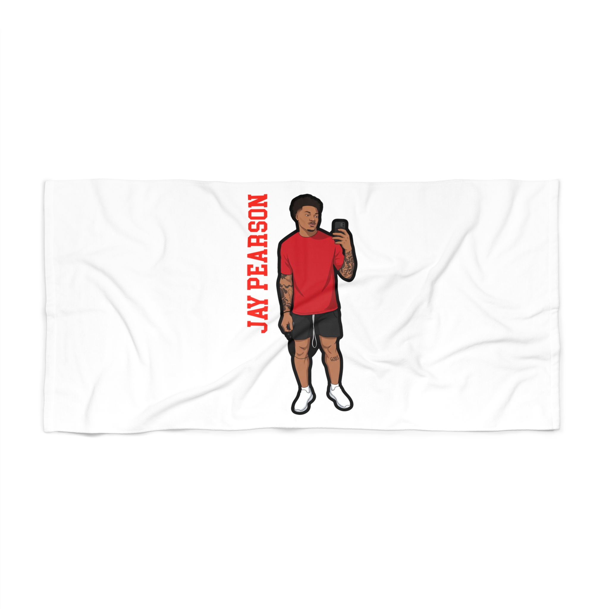 Beach Towel — character_name_vertical in Classic