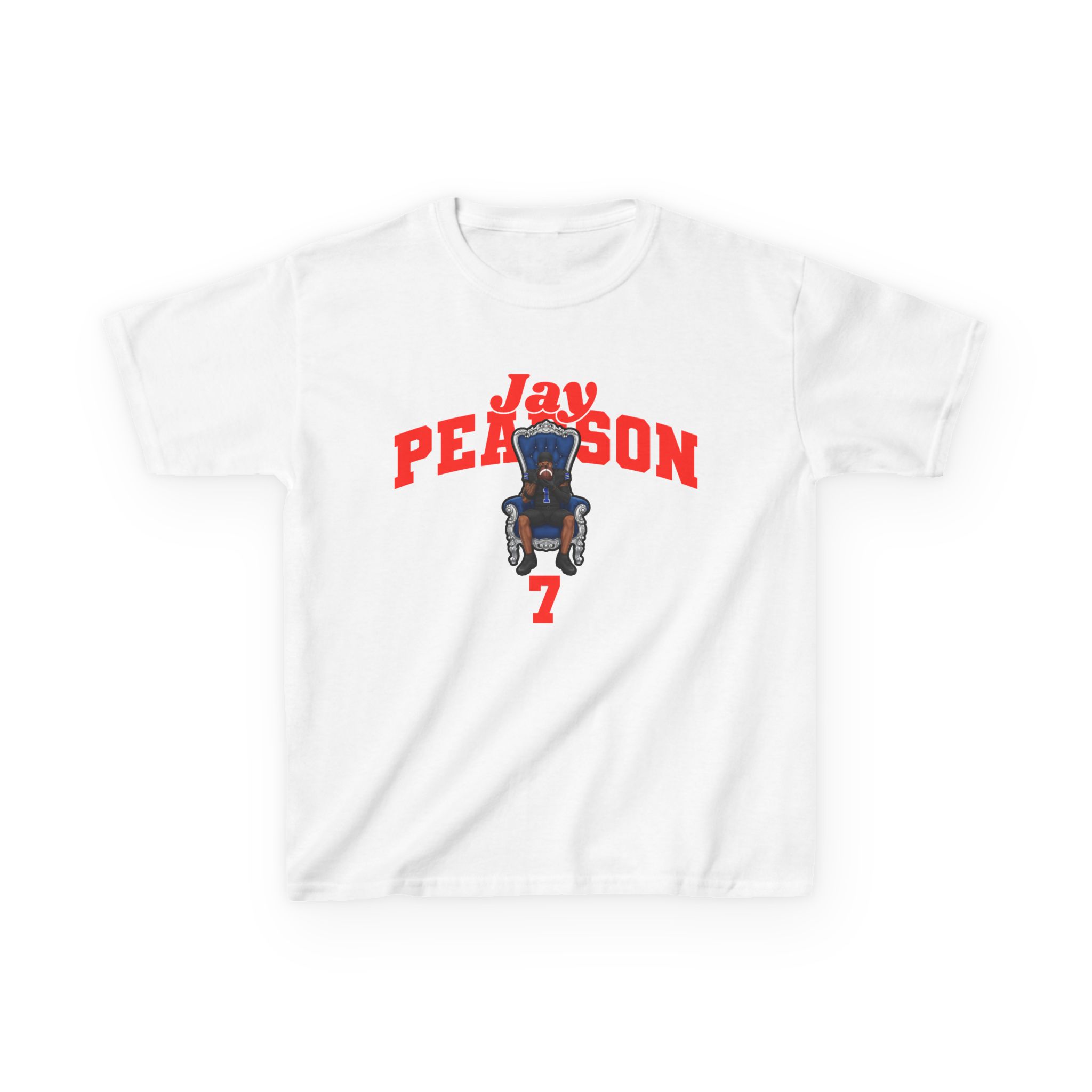 Youth Tee — character_signature_arch in White