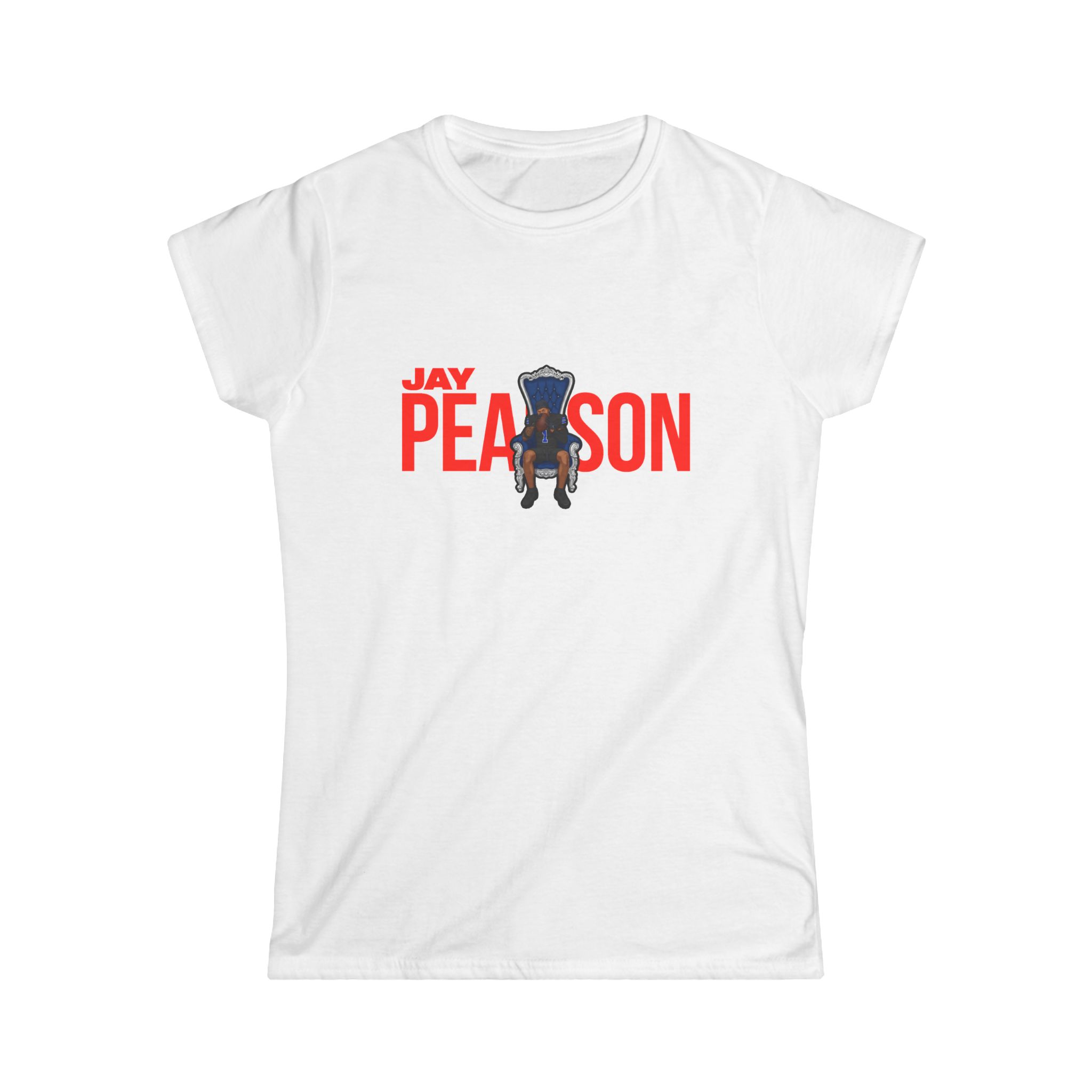 Women's Softstyle Tee — character_player_name in White