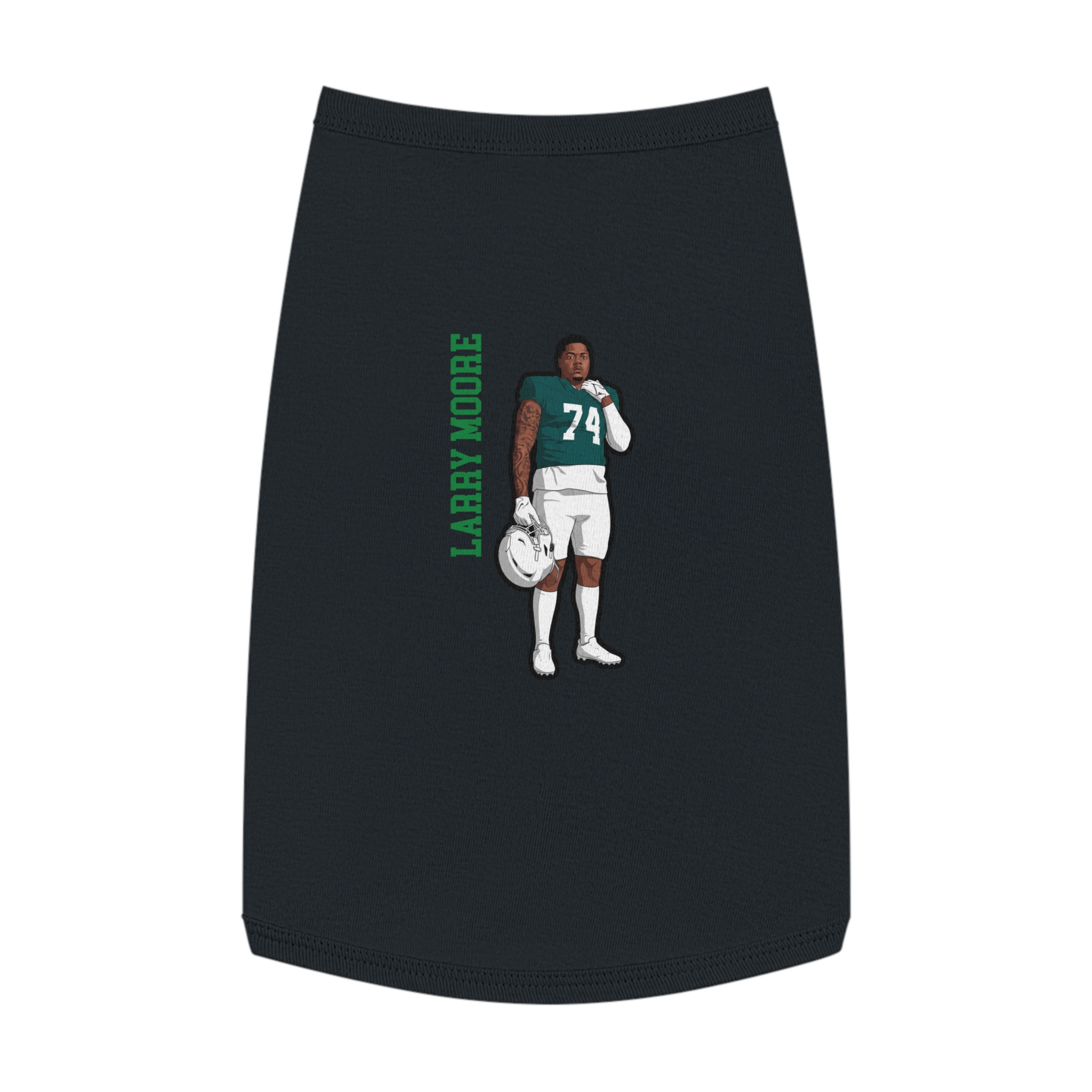 Pet Tank Top — character_name_vertical in White