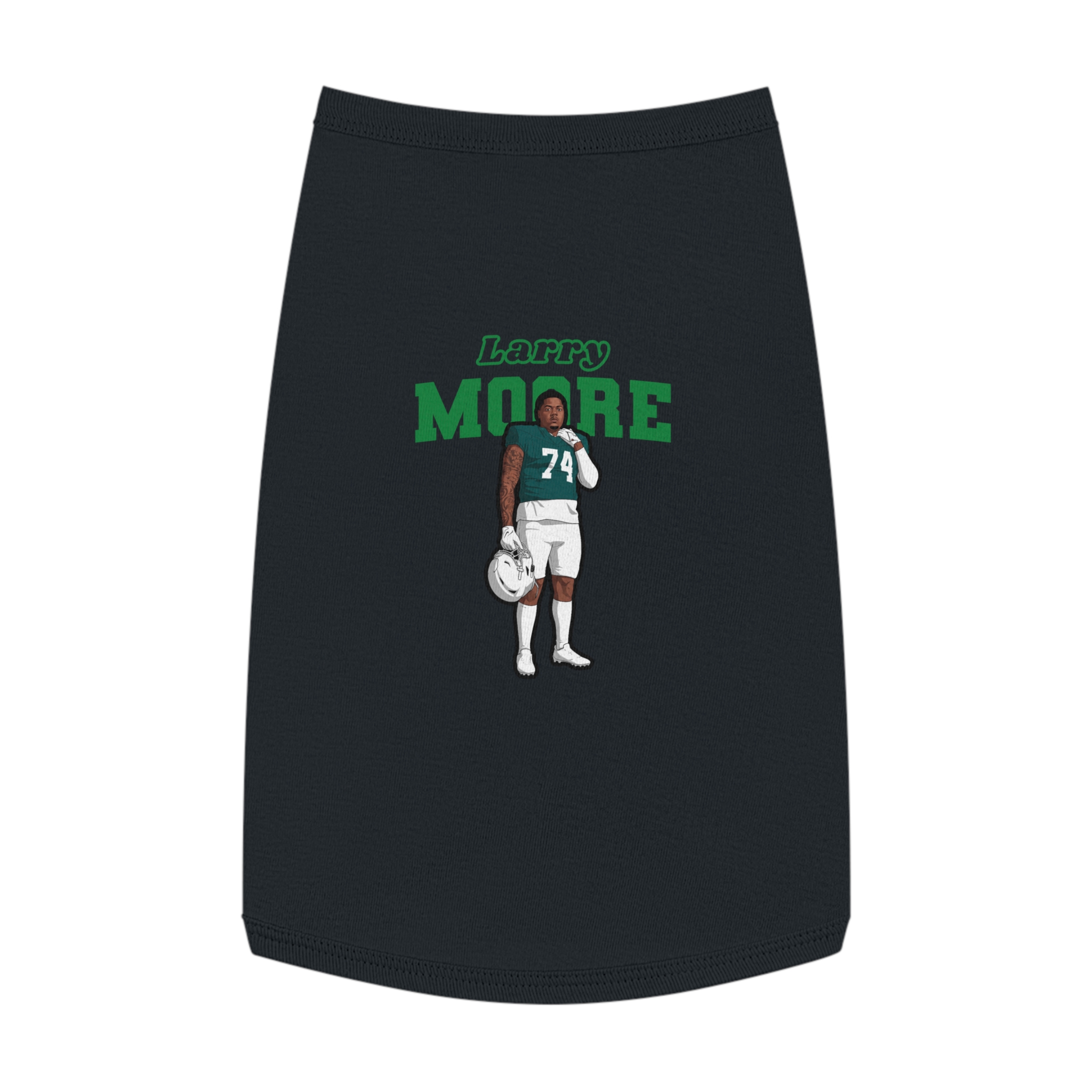 Pet Tank Top — character_name_arch in Black
