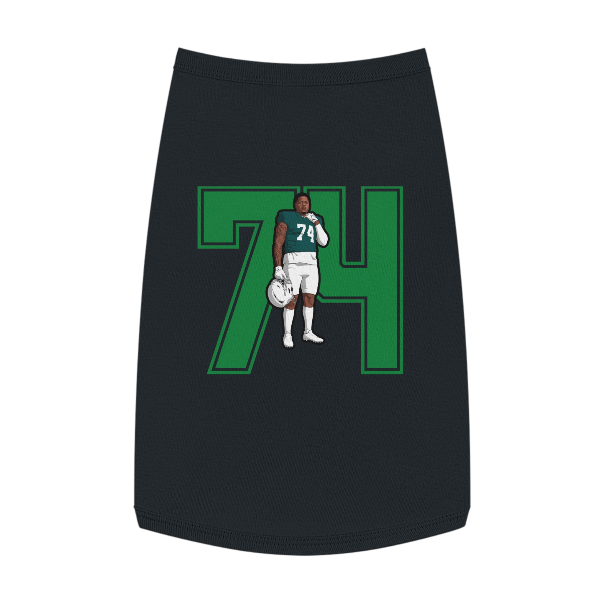Pet Tank Top — character_number in White