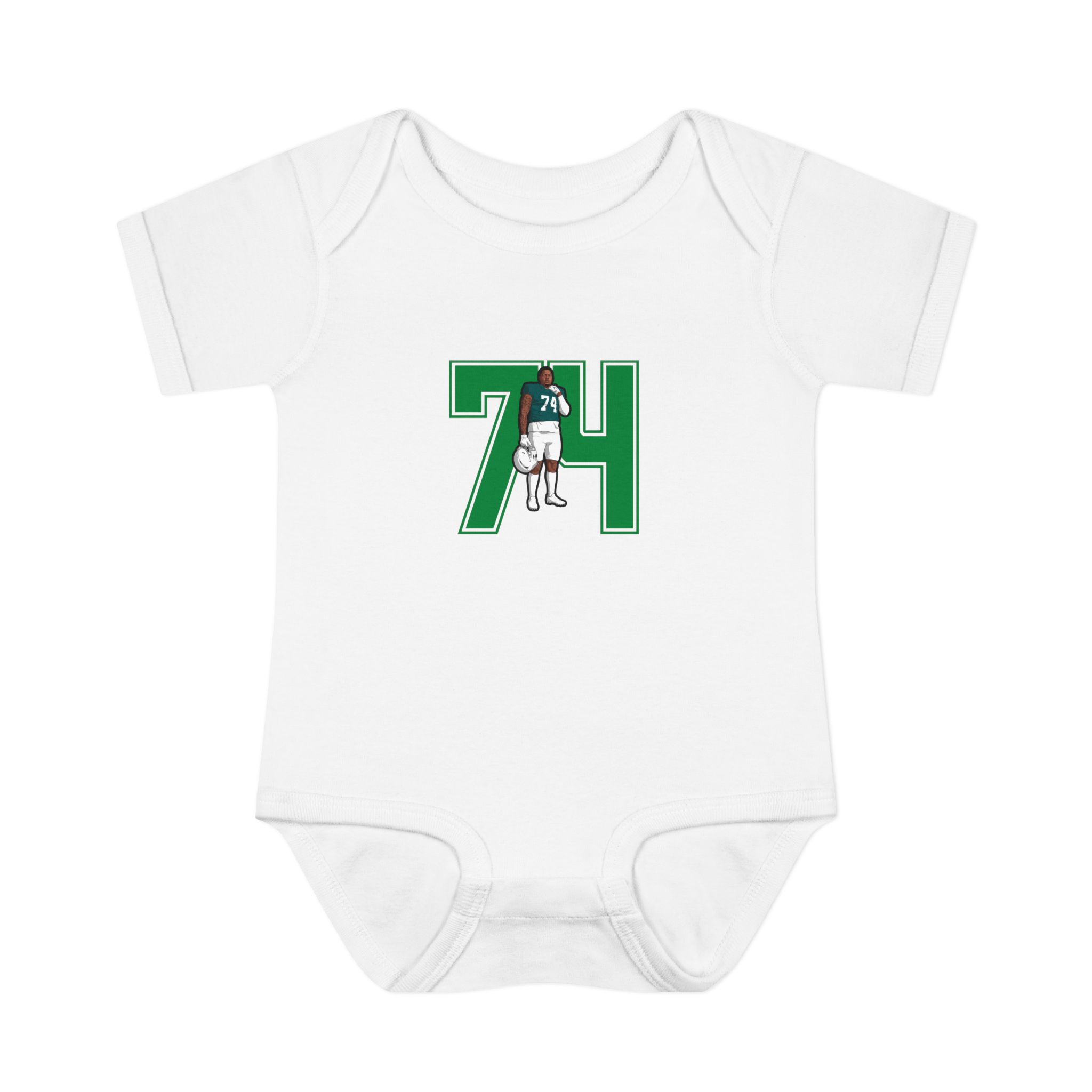 Baby Onesie — character_number in White