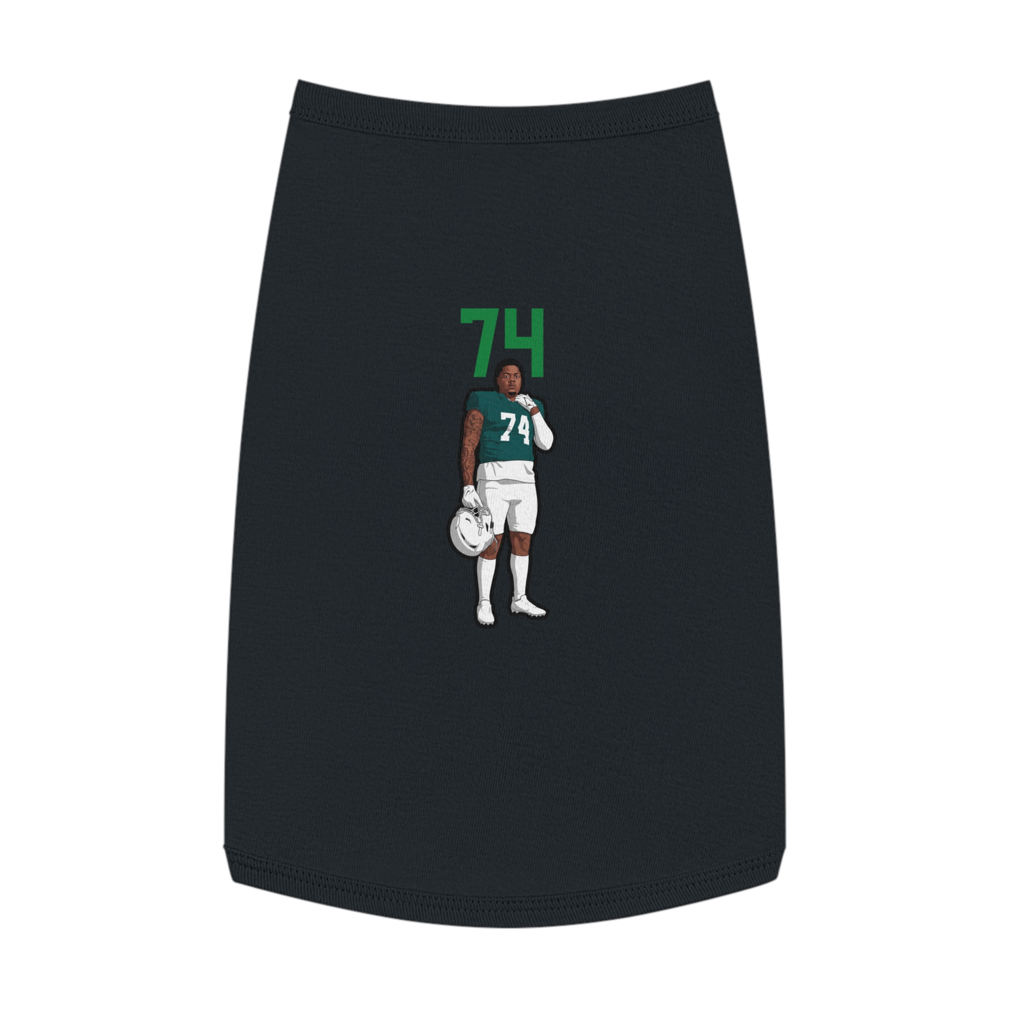 Pet Tank Top — character_number_top in White