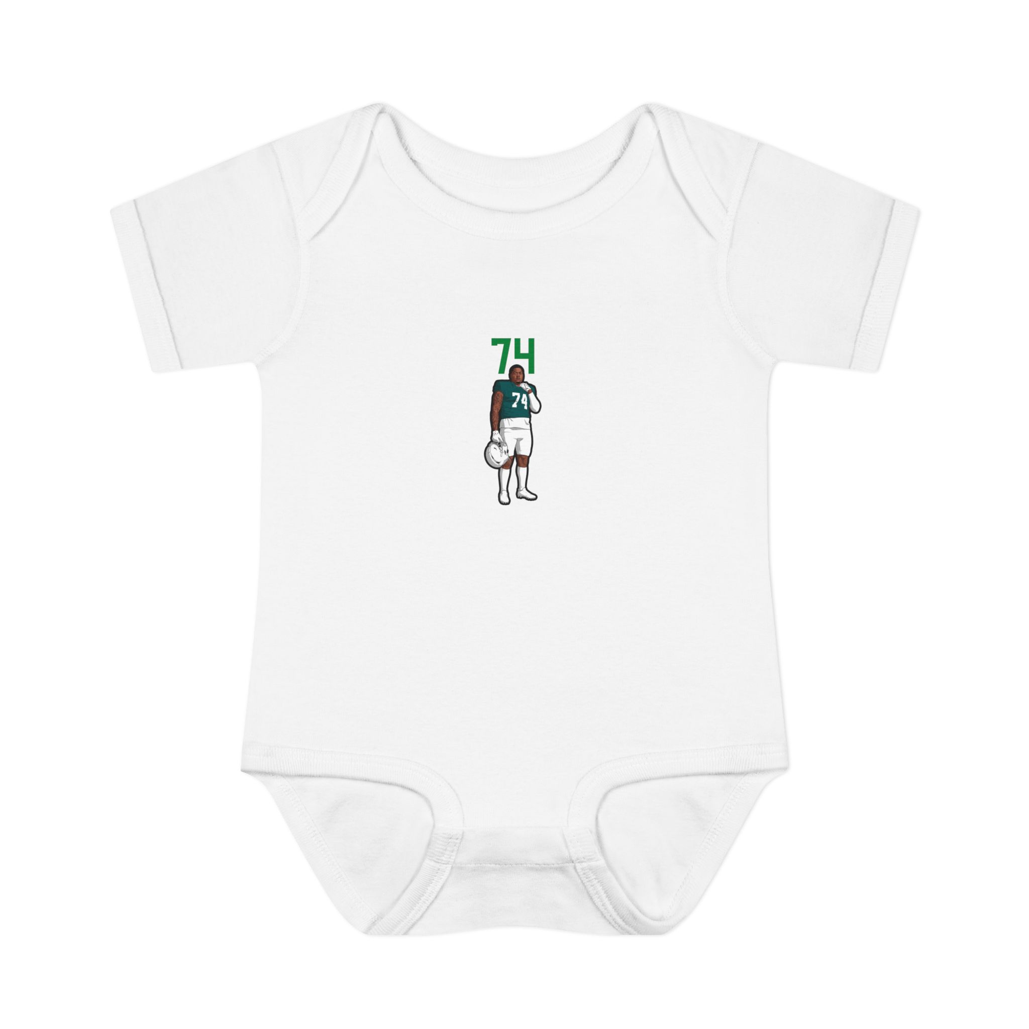 Baby Onesie — character_number_top in White