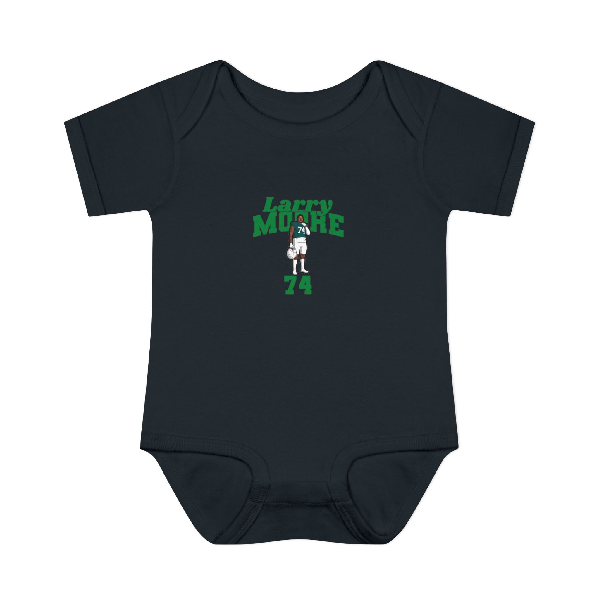 Baby Onesie — character_signature_arch in Black