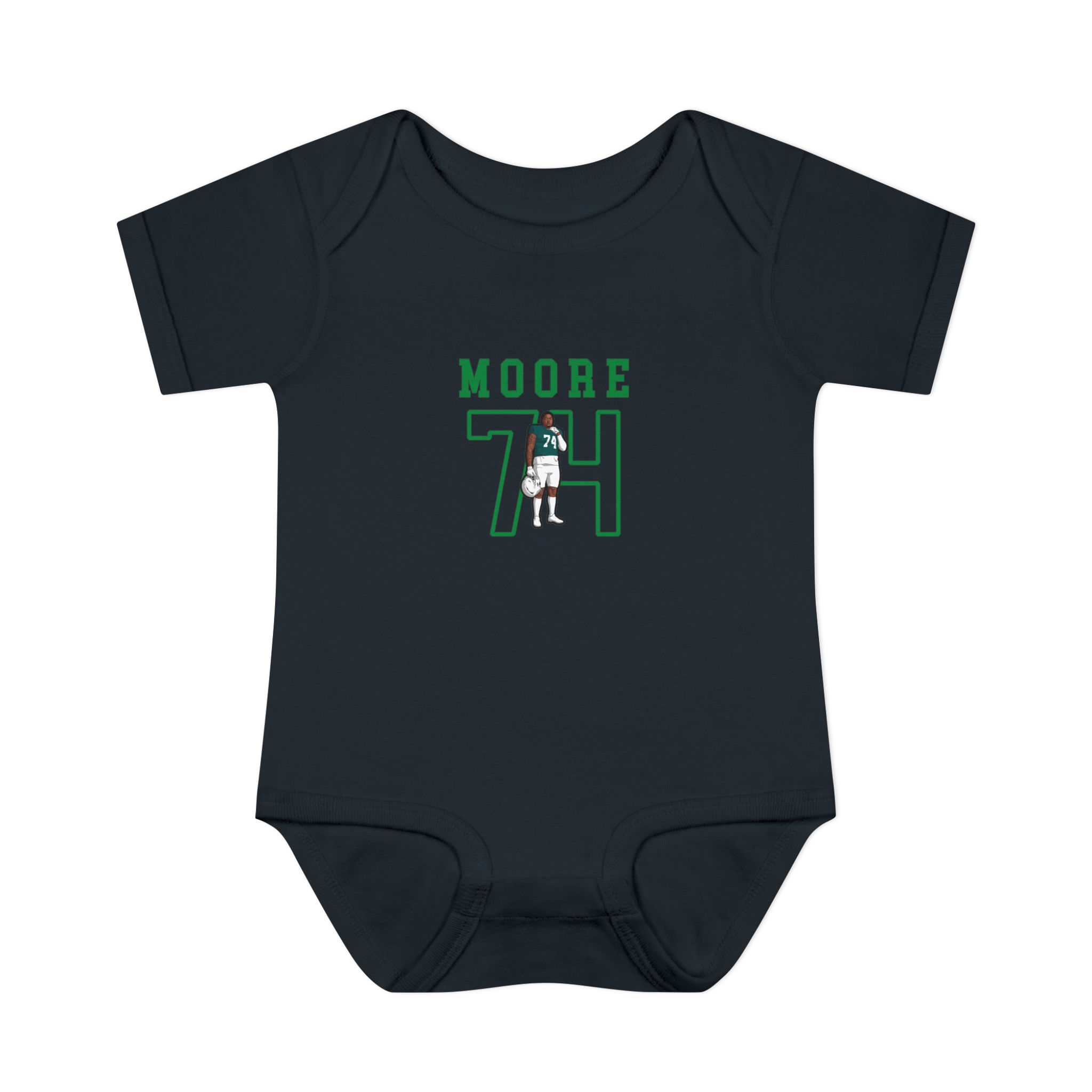 Baby Onesie — character_shirsey in Black