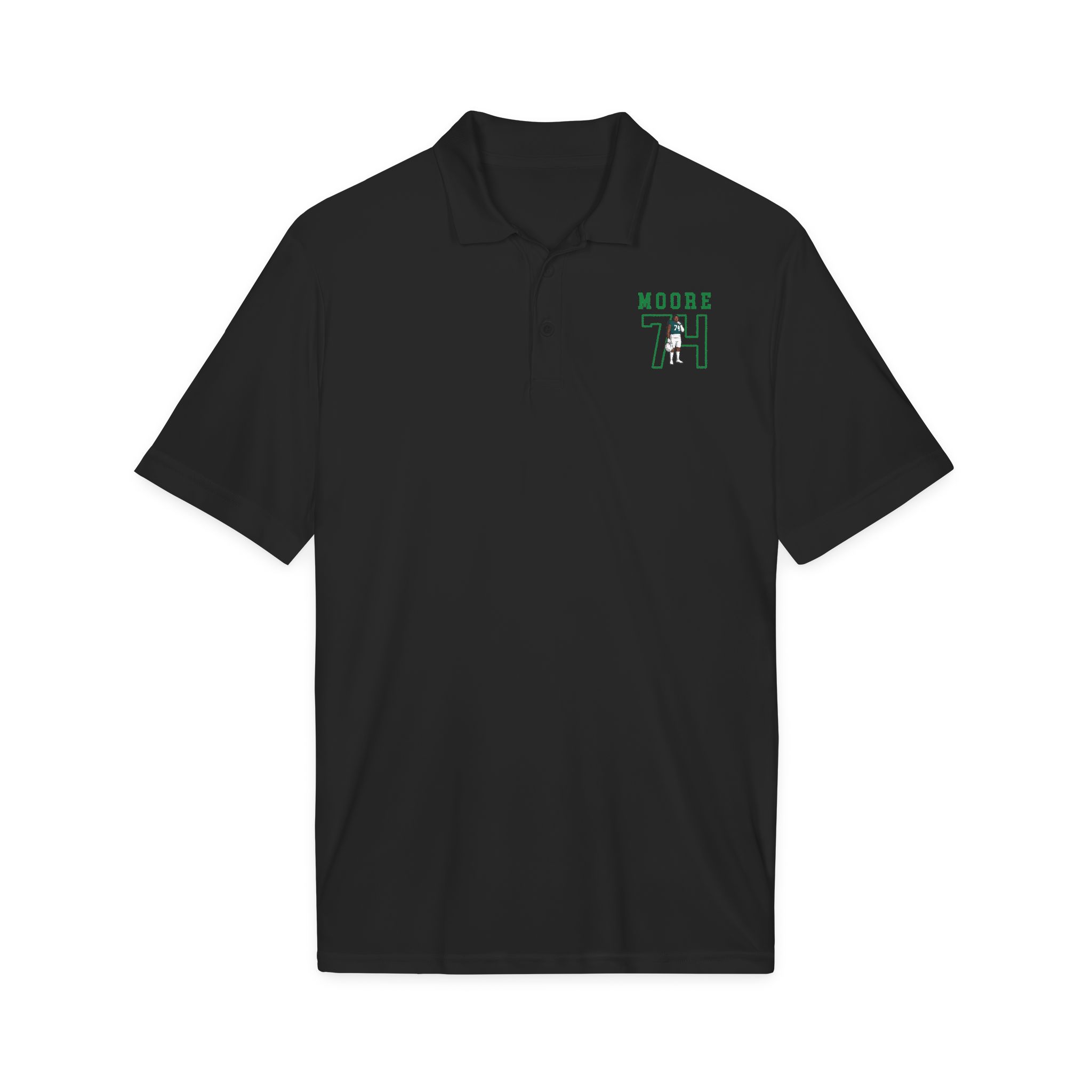 Polo — character_shirsey in Black