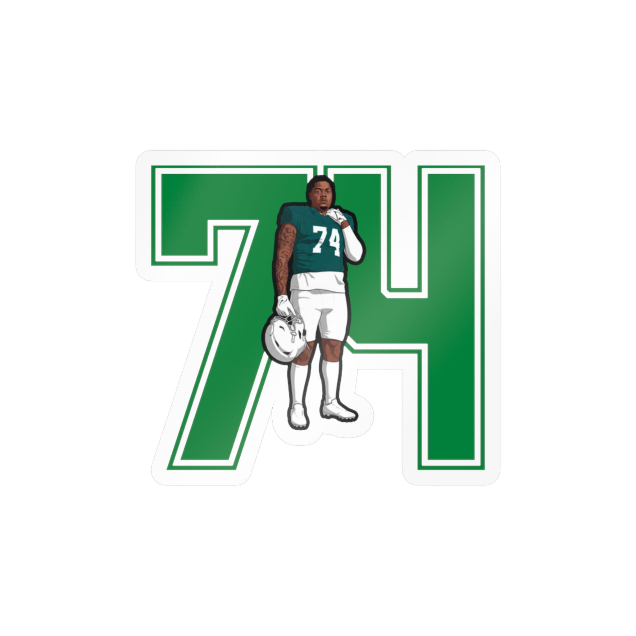 Vinyl Sticker — character_number in Classic