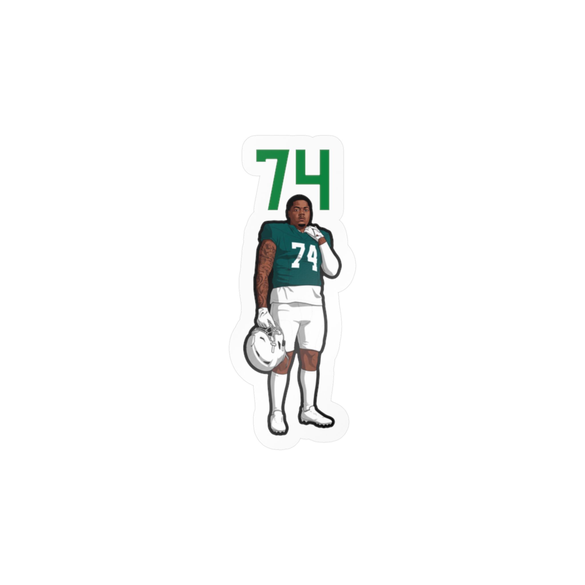 Vinyl Sticker — character_number_top in Classic