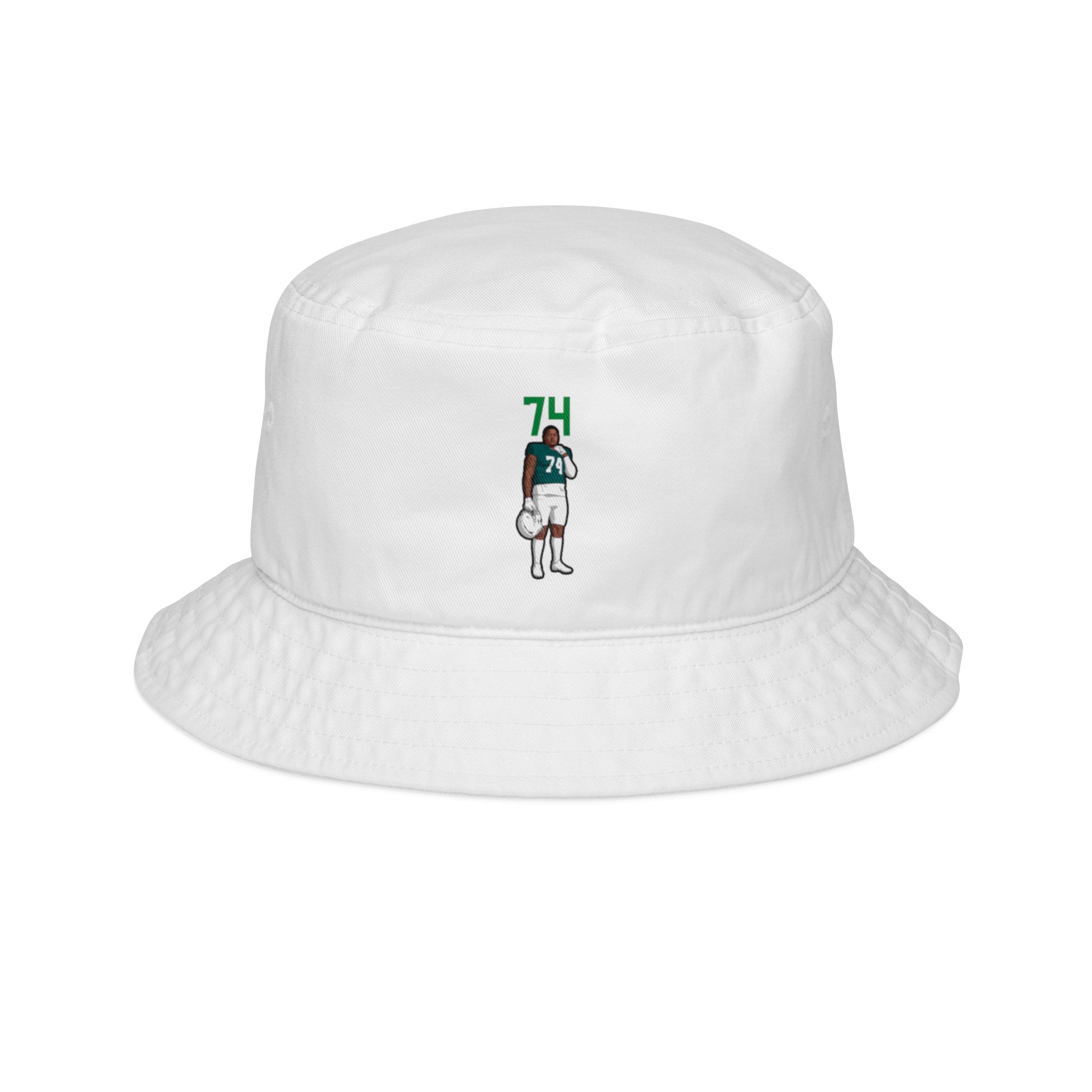 Bucket Hat — character_number_top in White