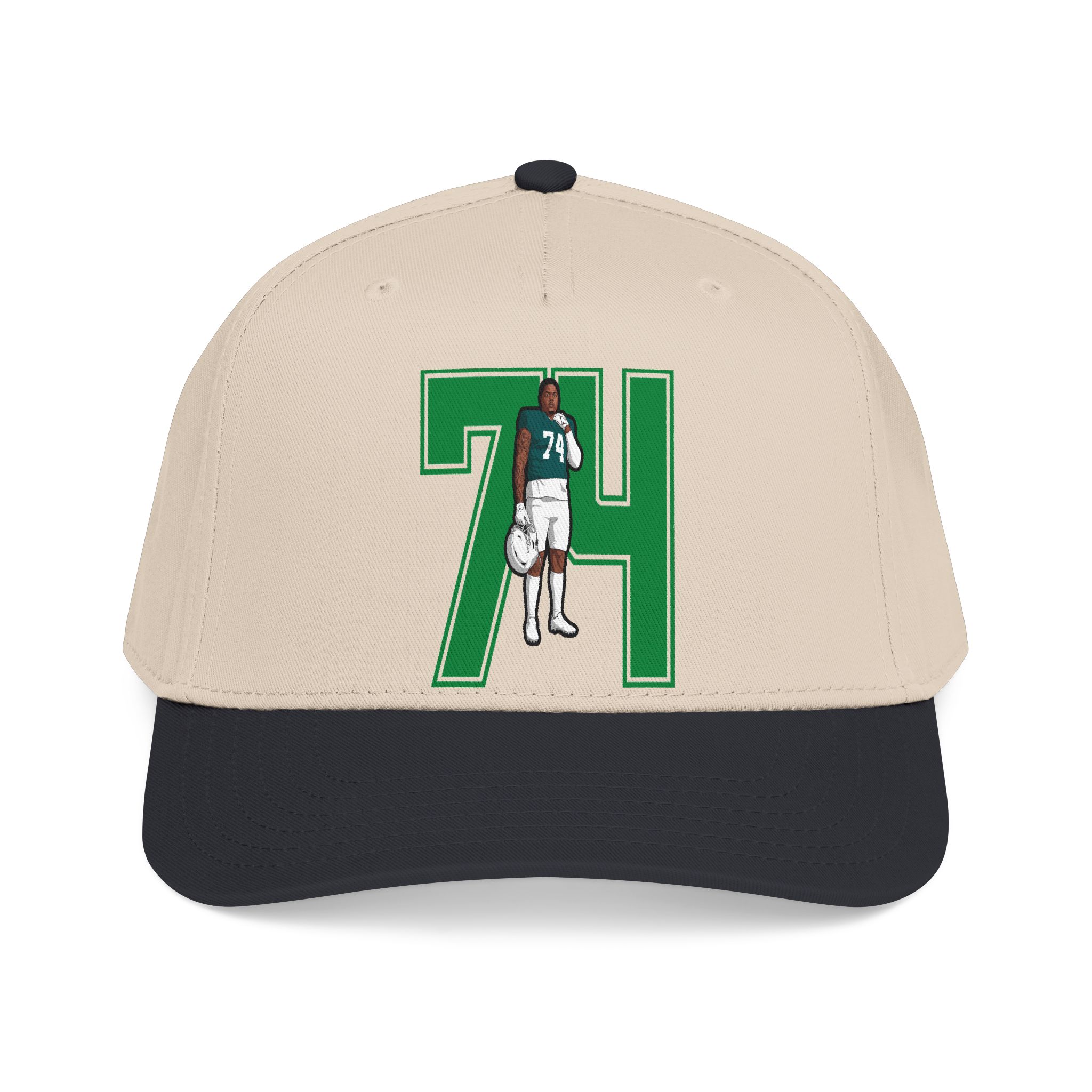 Baseball Cap — character_number in Black / Natural